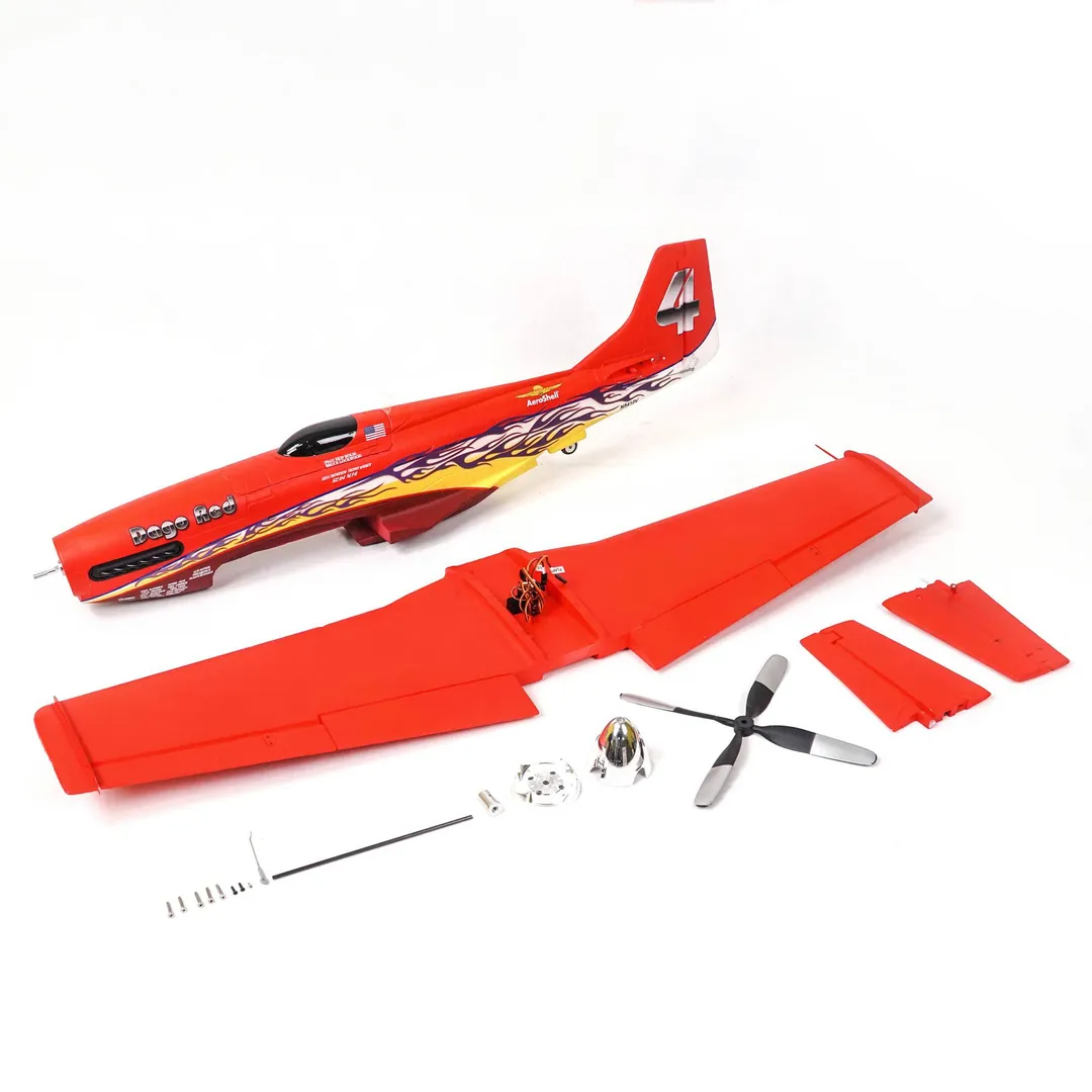 FMS P-51D Mustang Dago Red 1100mm PNP-HOBBY ZONE