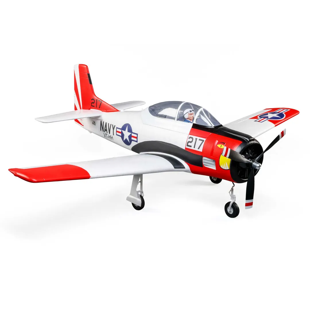 E-flite T-28 Trojan 1.2m with Smart BNF Basic-HOBBY ZONE