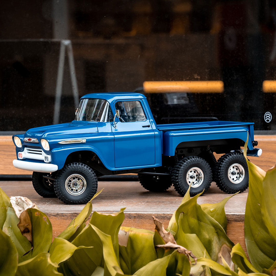 FMS Chevrolet Apache RTR Blue 1/18th Scale