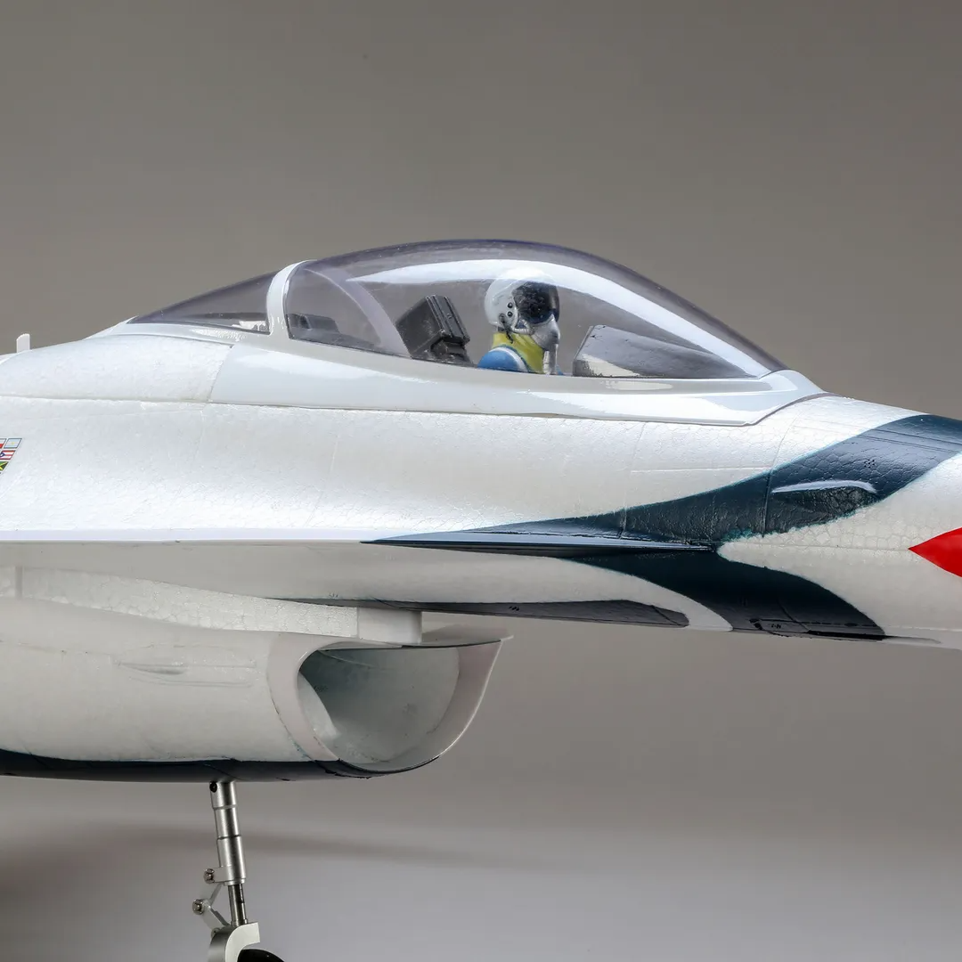 E-flite F-16 70mm EDF BNF Basic w/AS3X and SS-HOBBY ZONE