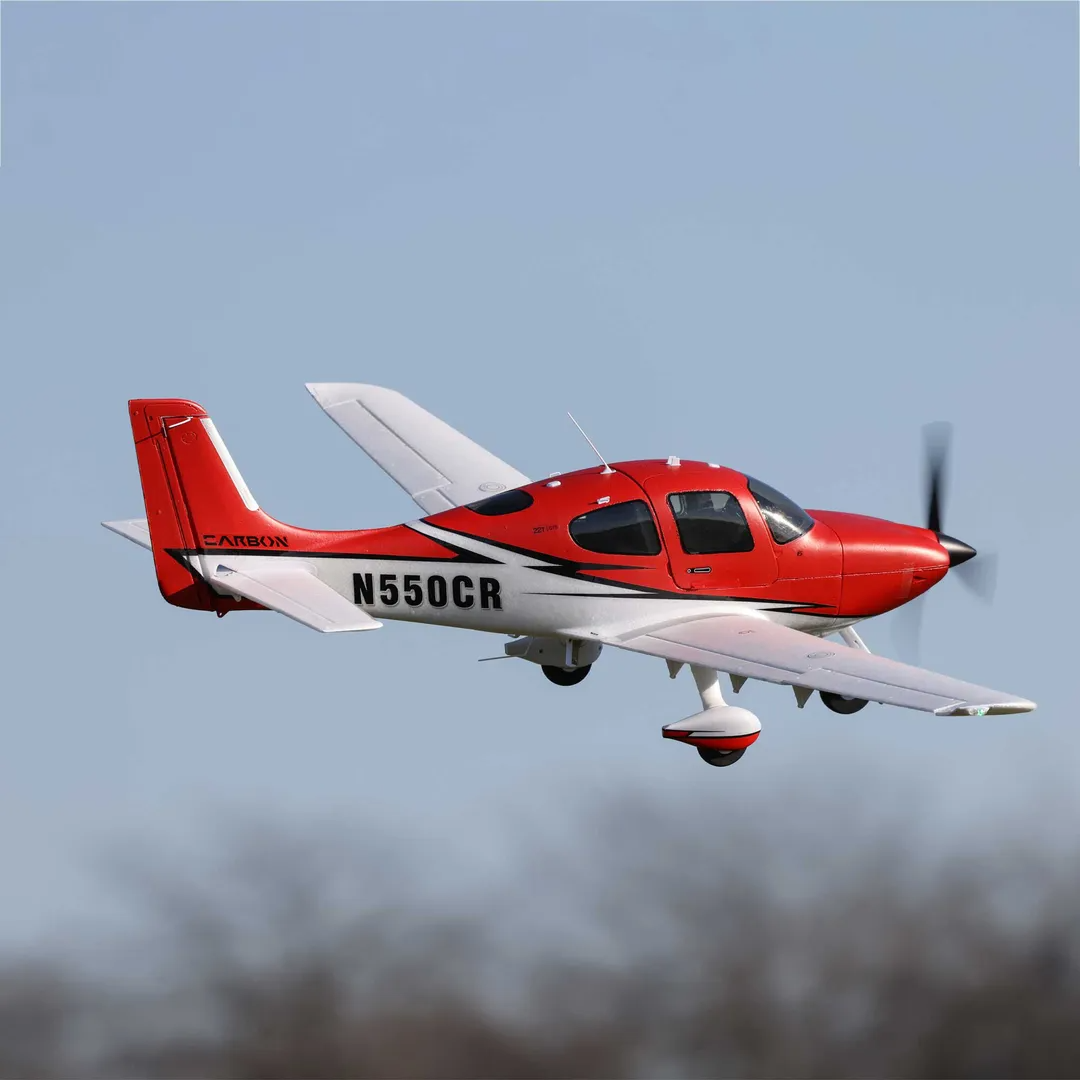 E-flite Cirrus SR22T Red 1.5m BNF Basic-HOBBY ZONE