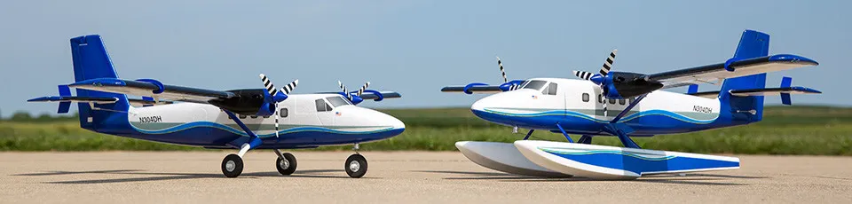 E-flite Twin Otter PNP with floats-HOBBY ZONE
