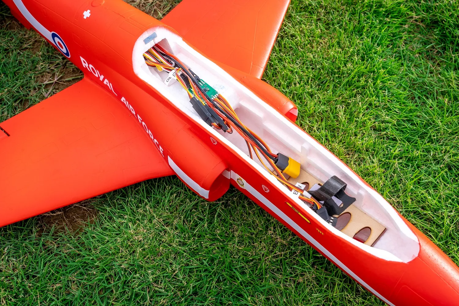 red arrow rc plane