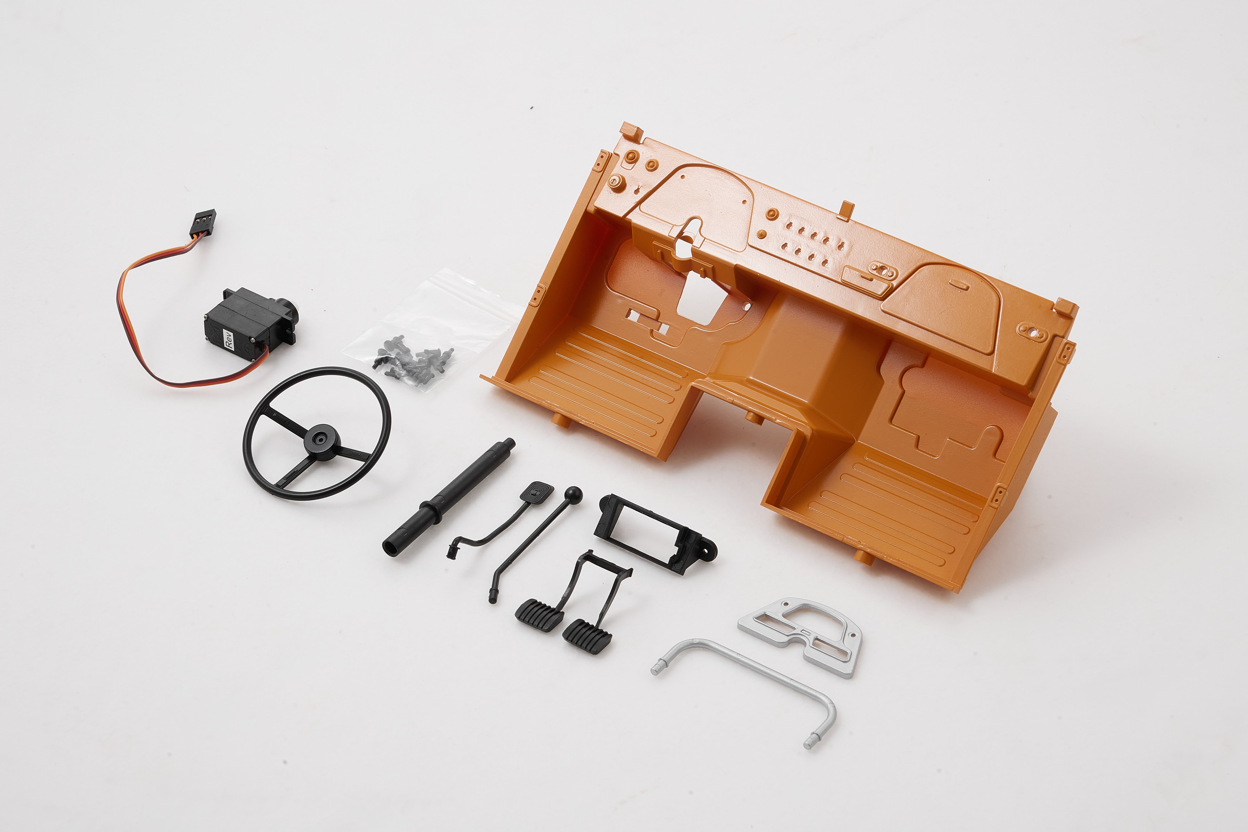 1:10 Toyota FJ40 STEERING WHEEL AND NSTRUMENT PANEL SET-HOBBY ZONE