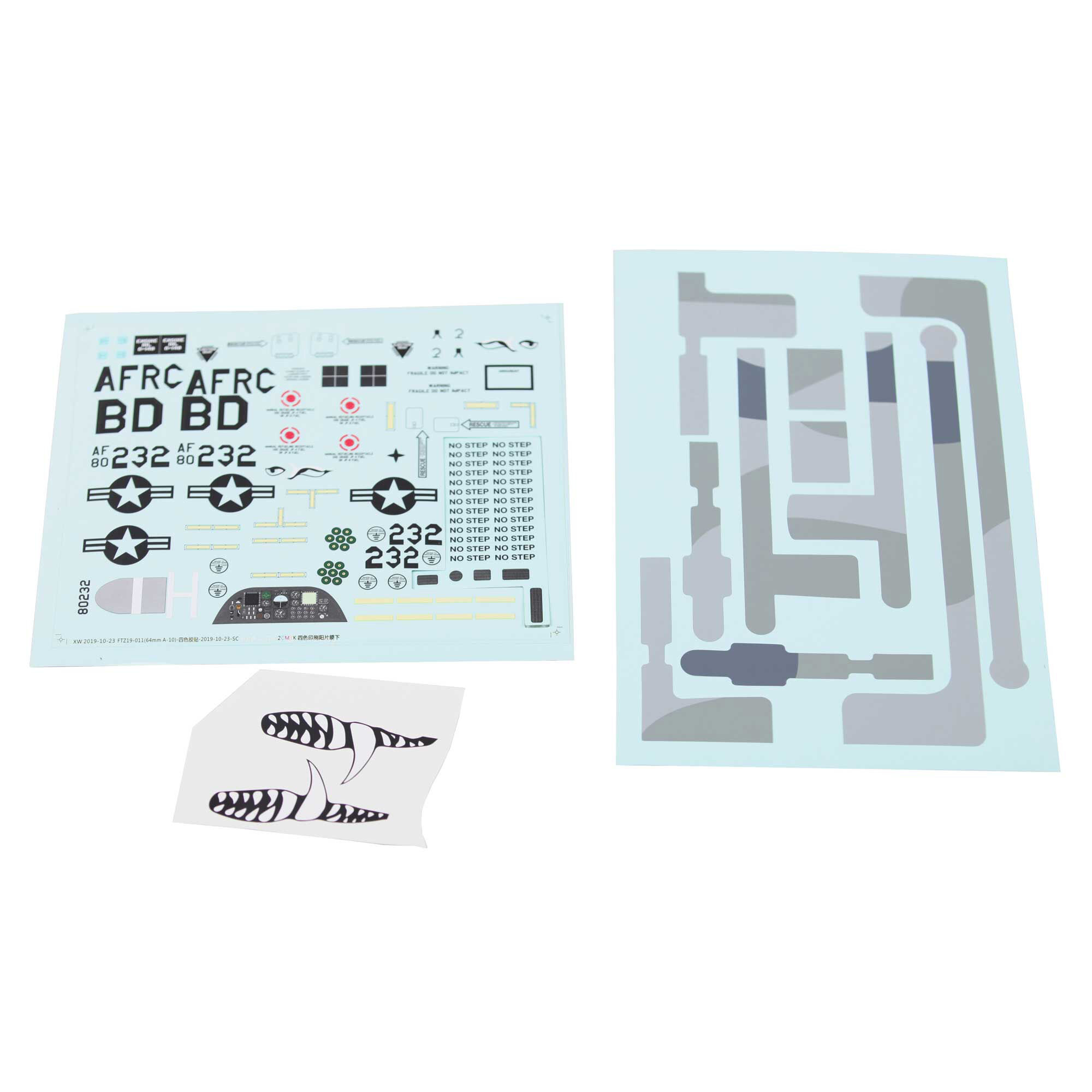 Decal Set: A-10 Thunderbolt II 64mm EDF-HOBBY ZONE
