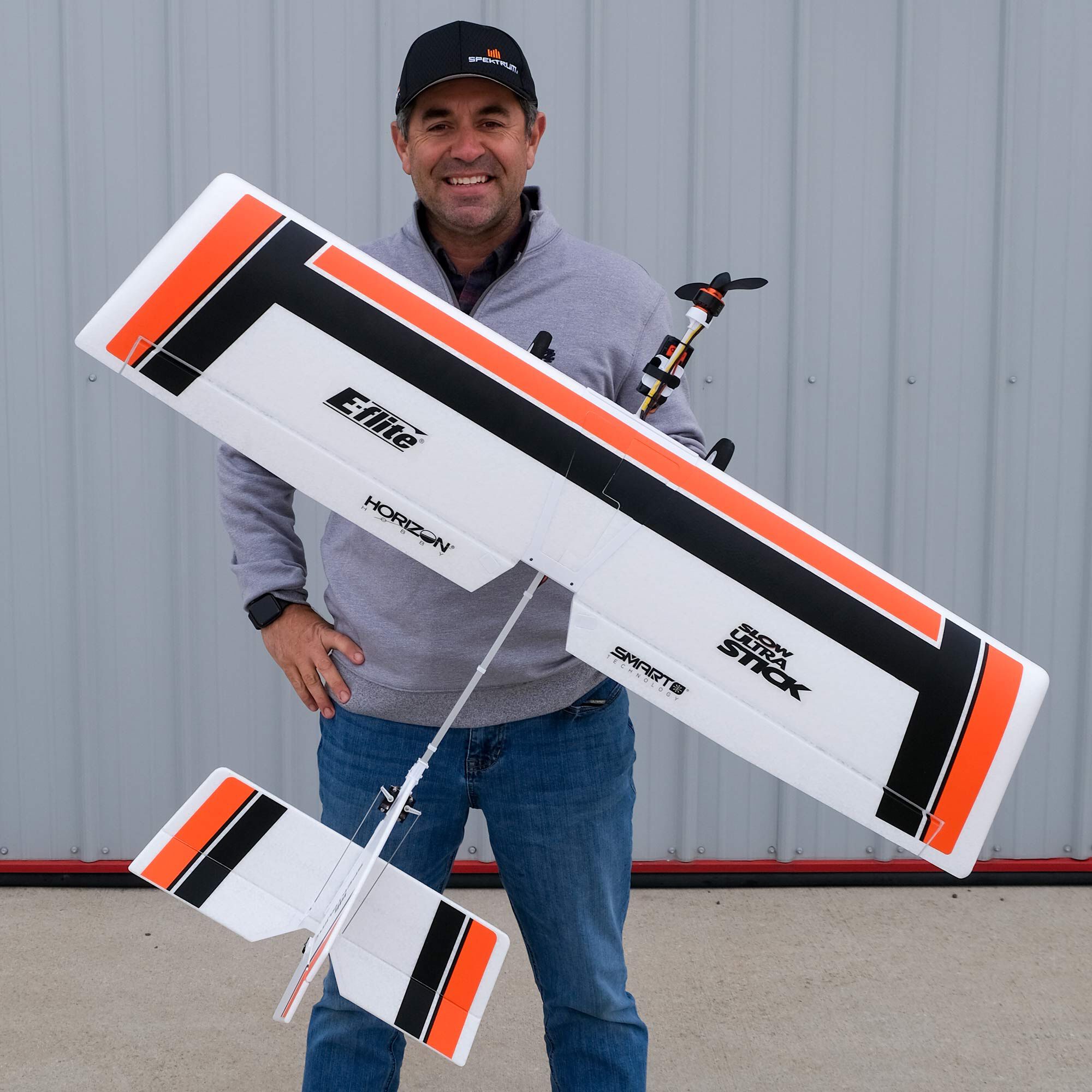 E-flite Slow Ultra Stick 1.2m BNF Basic w/ AS3X and SAFE-HOBBY ZONE