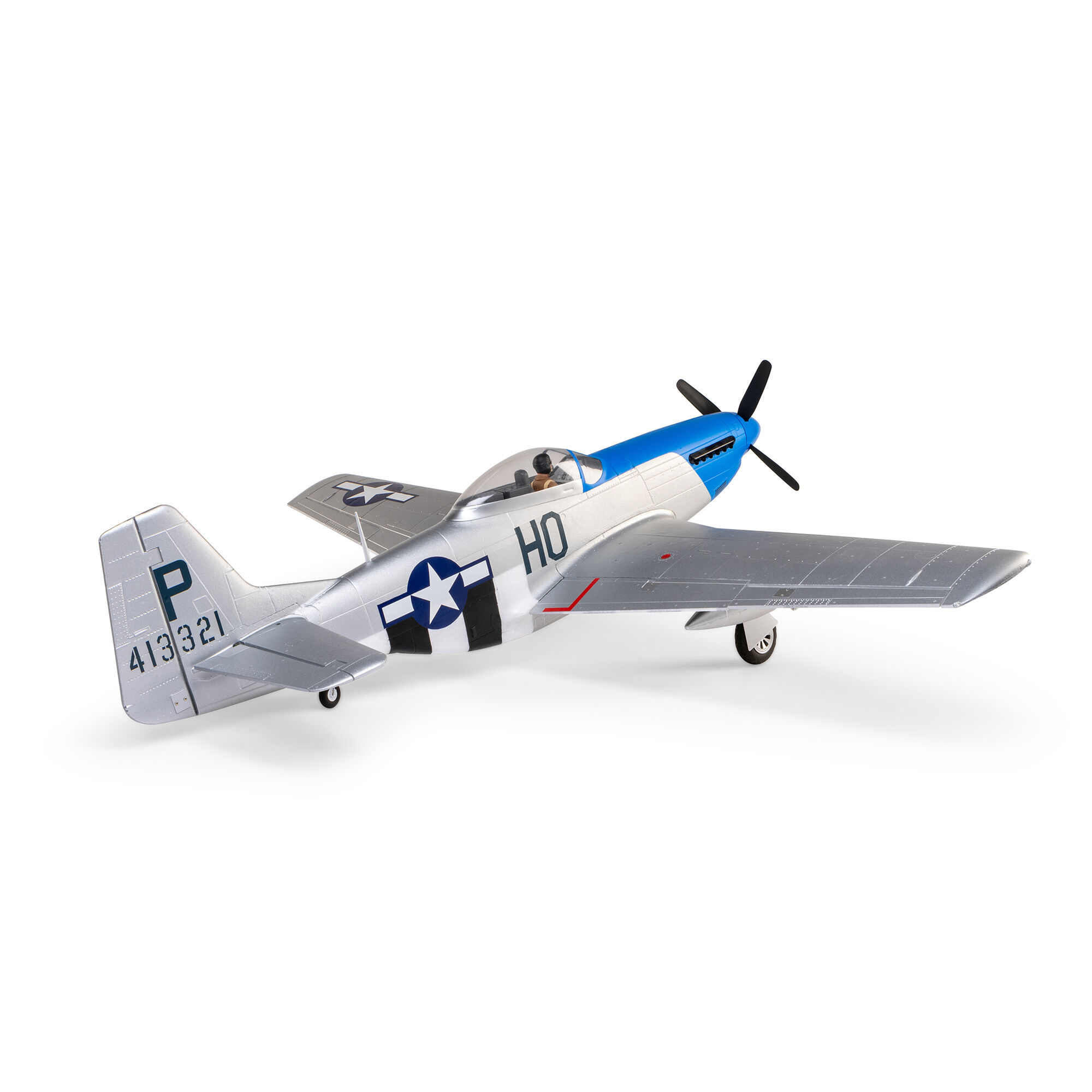 E-flite P-51D Mustang 1.2m with Smart BNF Basic-HOBBY ZONE