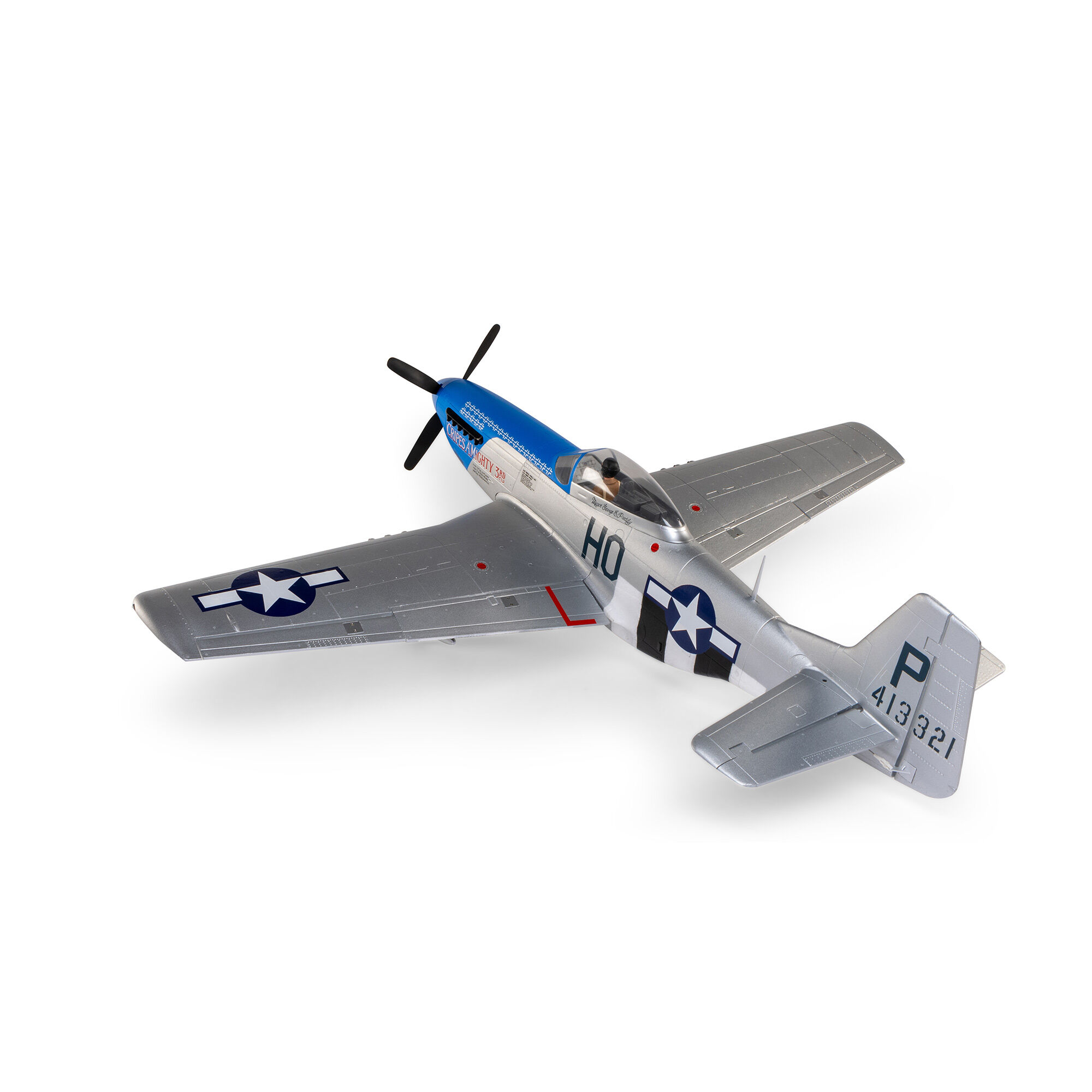E-flite P-51D Mustang 1.2m with Smart BNF Basic-HOBBY ZONE
