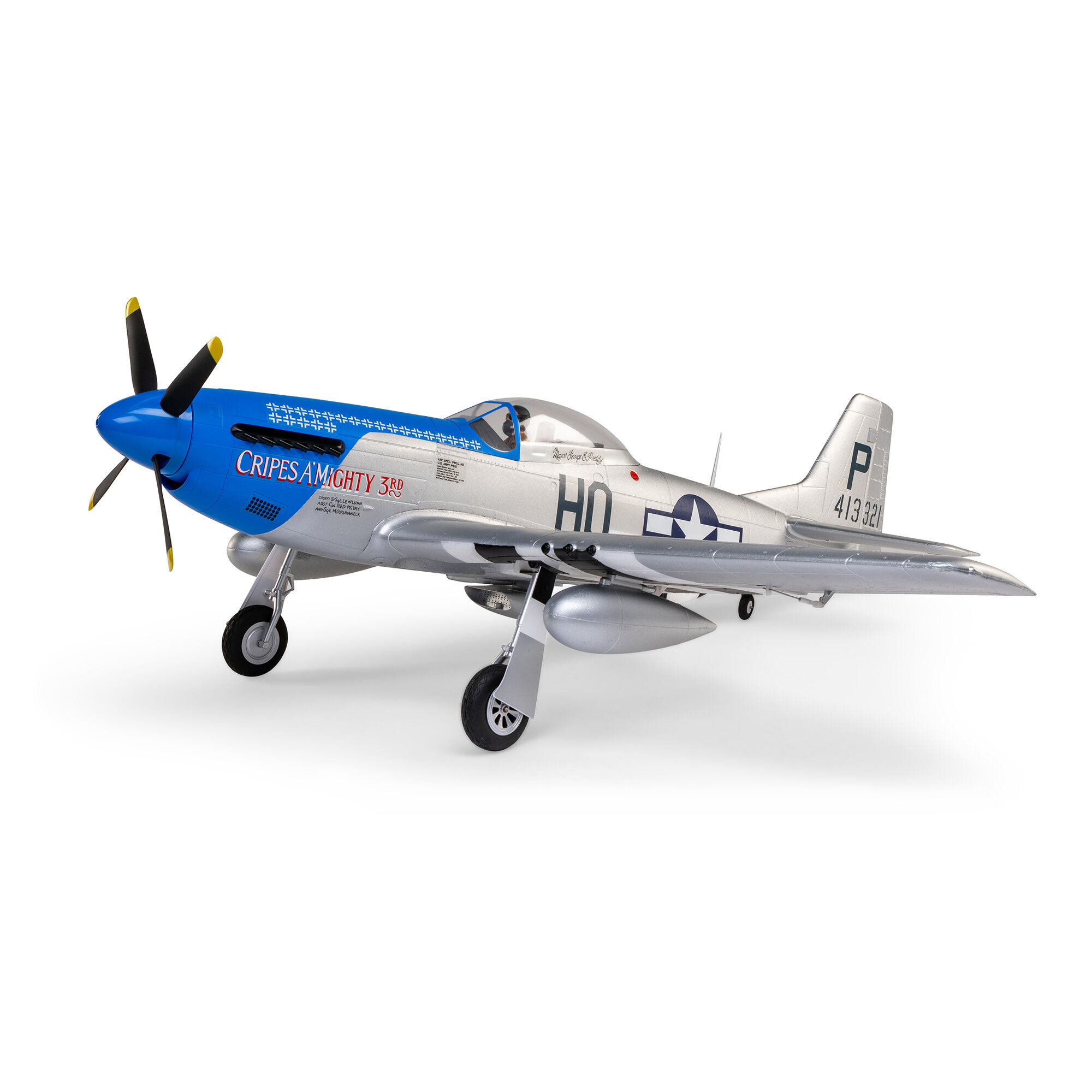 E-flite P-51D Mustang 1.2m with Smart BNF Basic-HOBBY ZONE