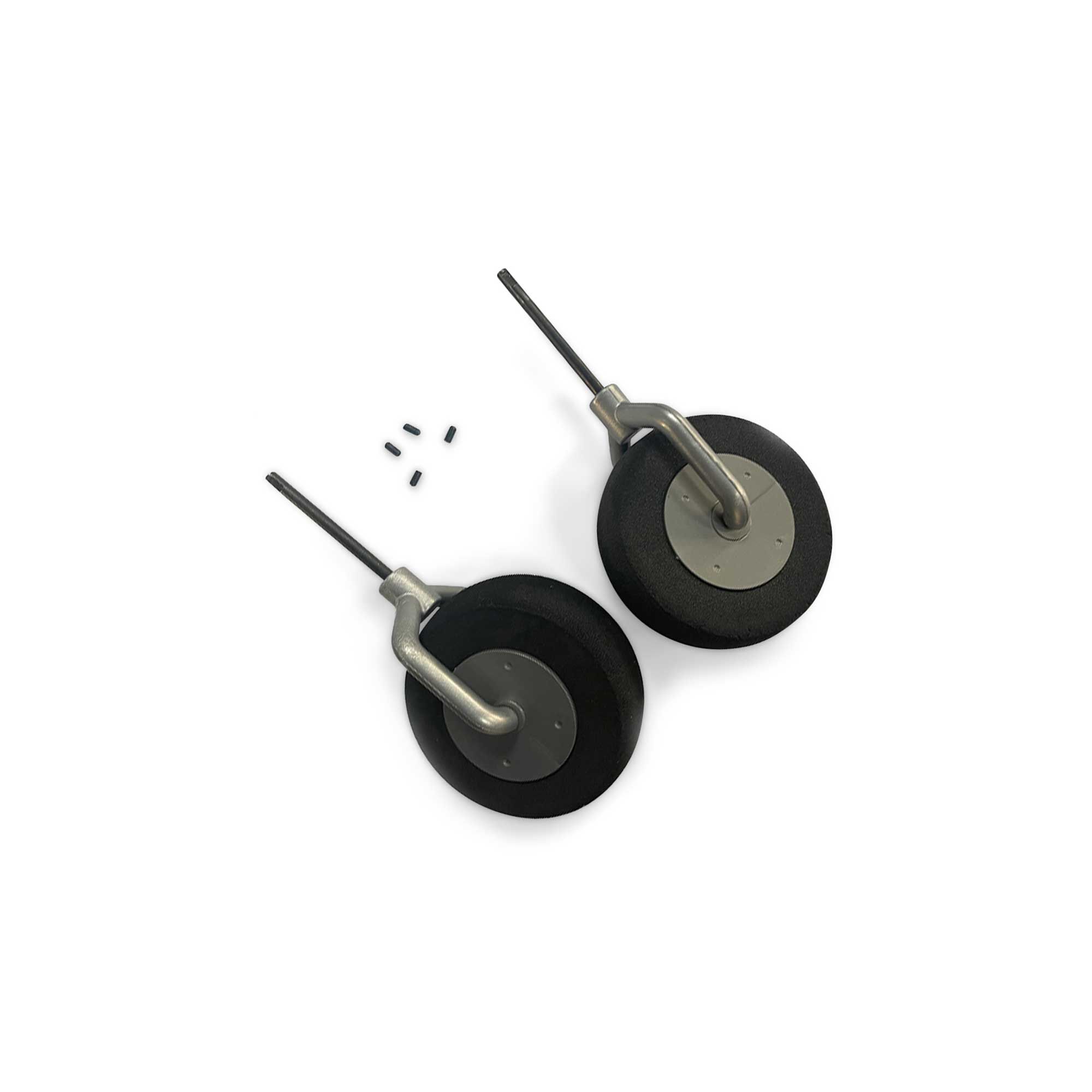 Main Gear Struts w/Wheels (pair): Beechcraft D18-HOBBY ZONE