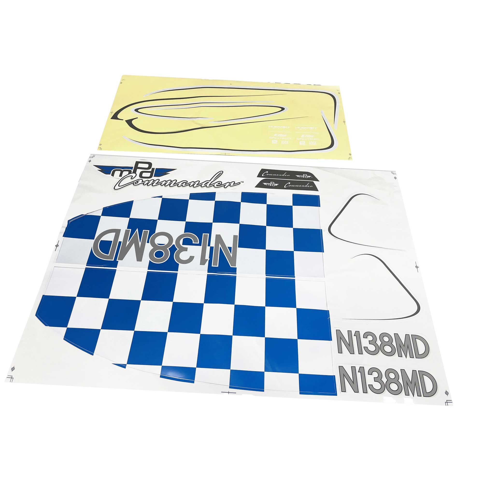 Decal sheet: Commander mPd 1.4m-HOBBY ZONE