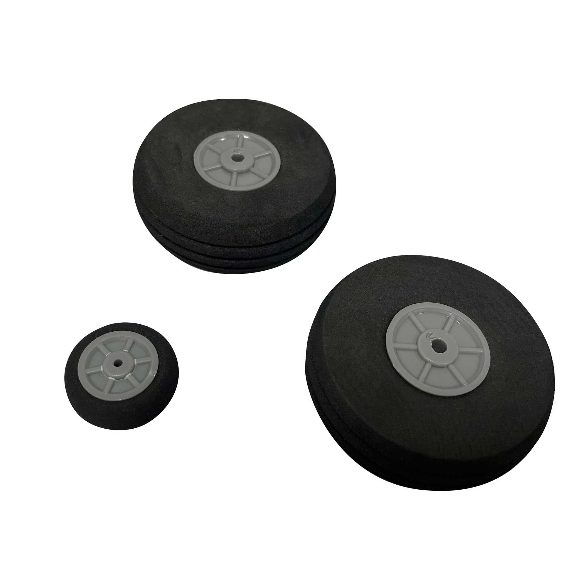 Wheels (2) 54mm (1) 25mm: Commander mPd 1.4m-HOBBY ZONE