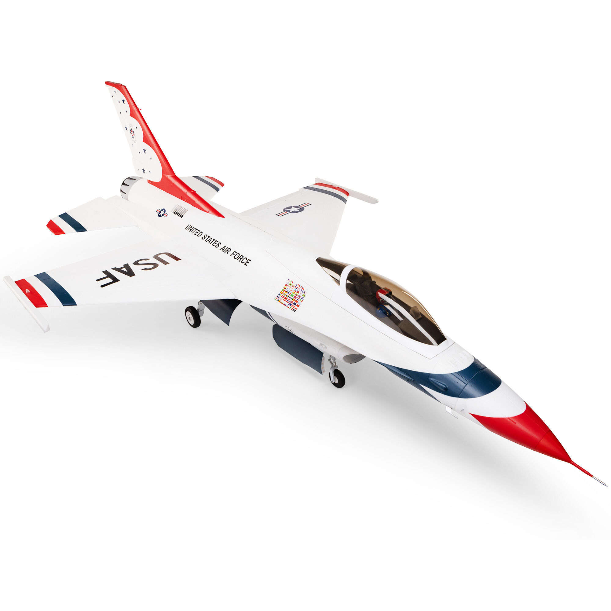 E-flite F-16 Falcon Thunderbird 80mm ARF Plus-HOBBY ZONE