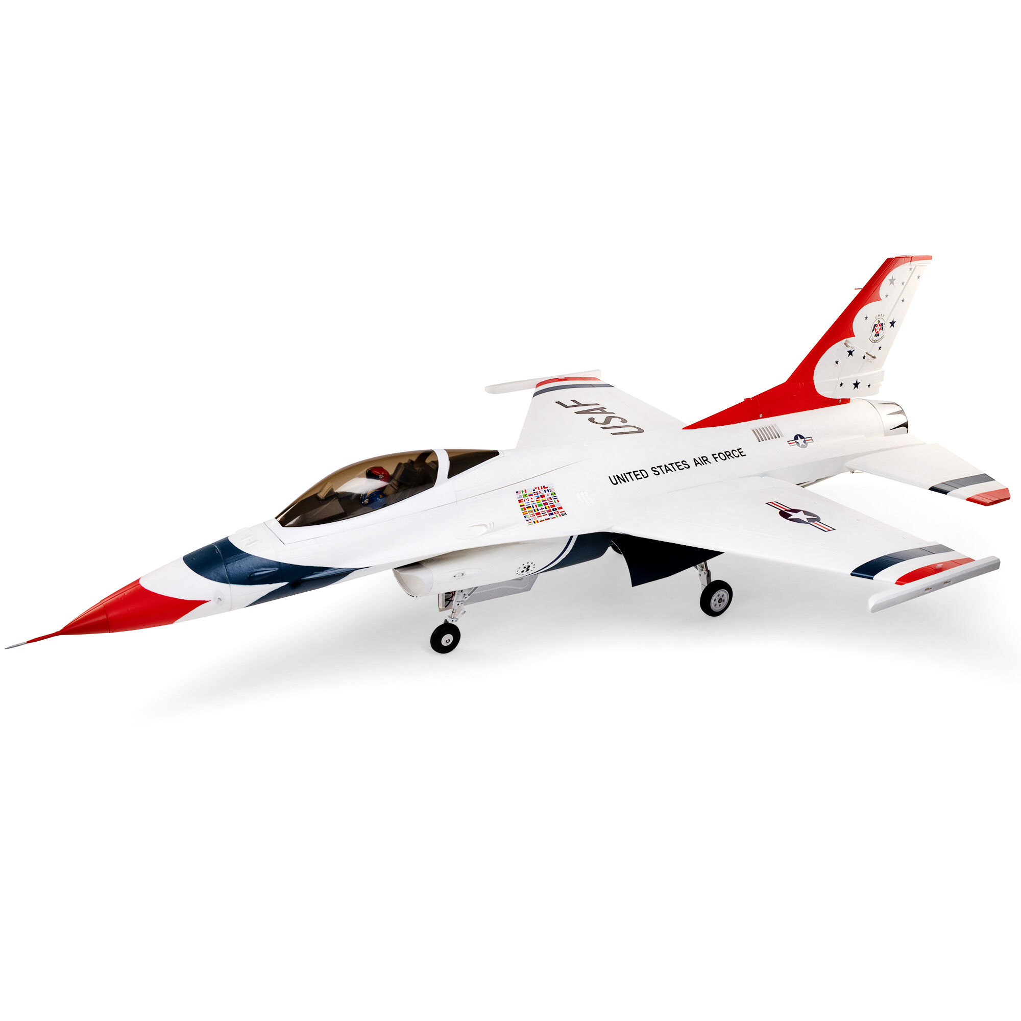 E-flite F-16 Falcon Thunderbird 80mm ARF Plus-HOBBY ZONE