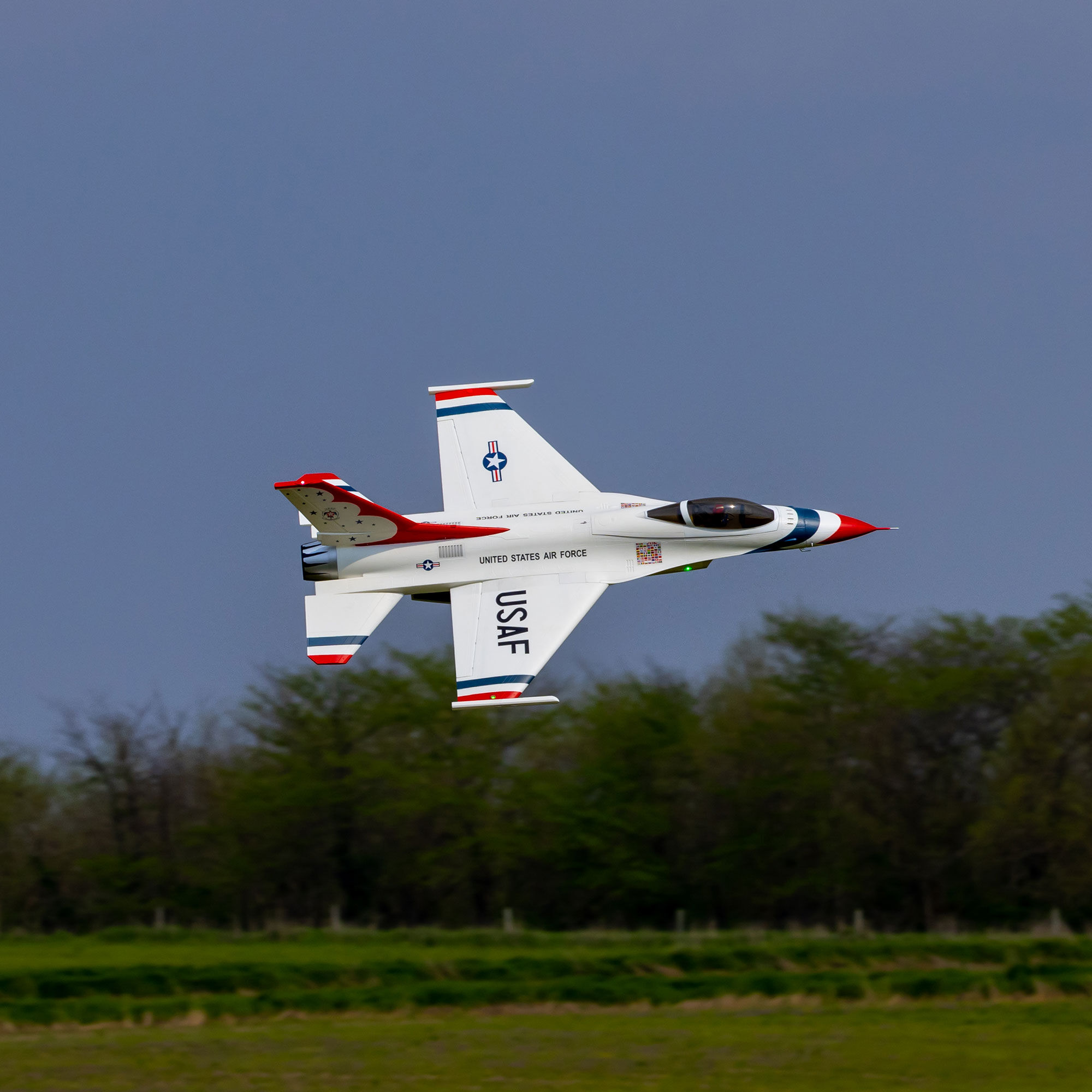 E-flite F-16 Falcon Thunderbird 80mm ARF Plus-HOBBY ZONE