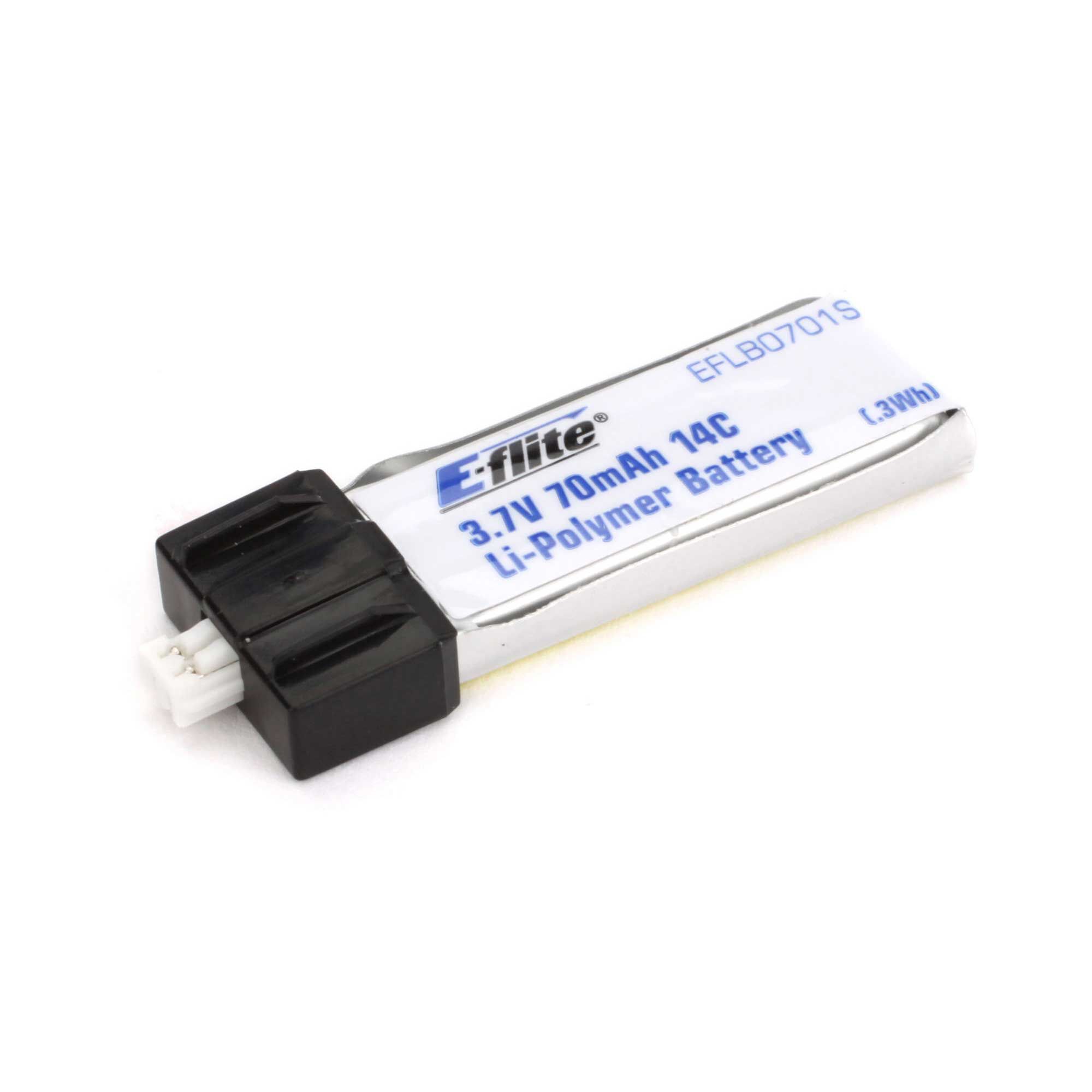 70mAh 1S 3.7V 14C LiPo Battery-HOBBY ZONE
