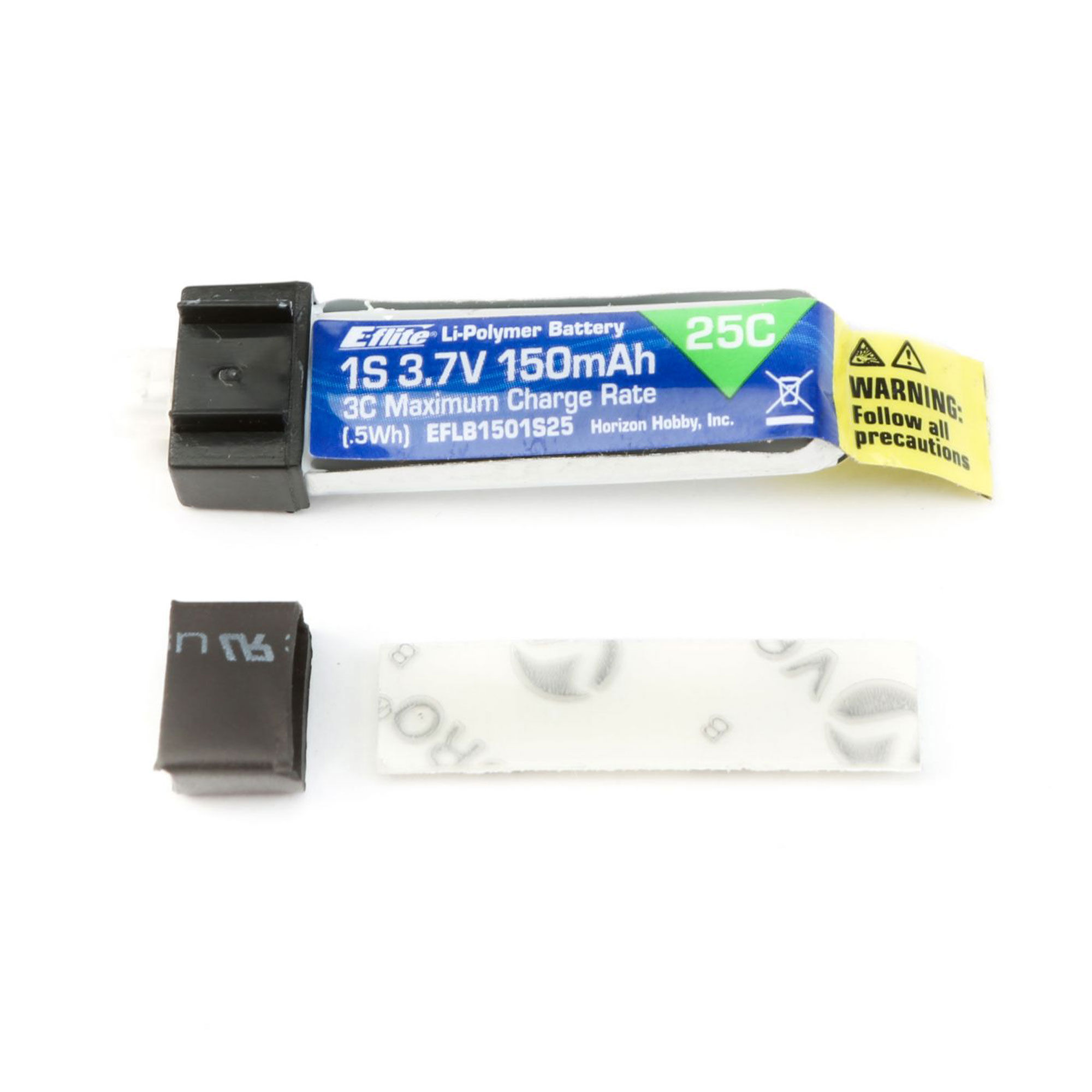 150mAh 1s 3.7V 25C LiPo Battery-HOBBY ZONE
