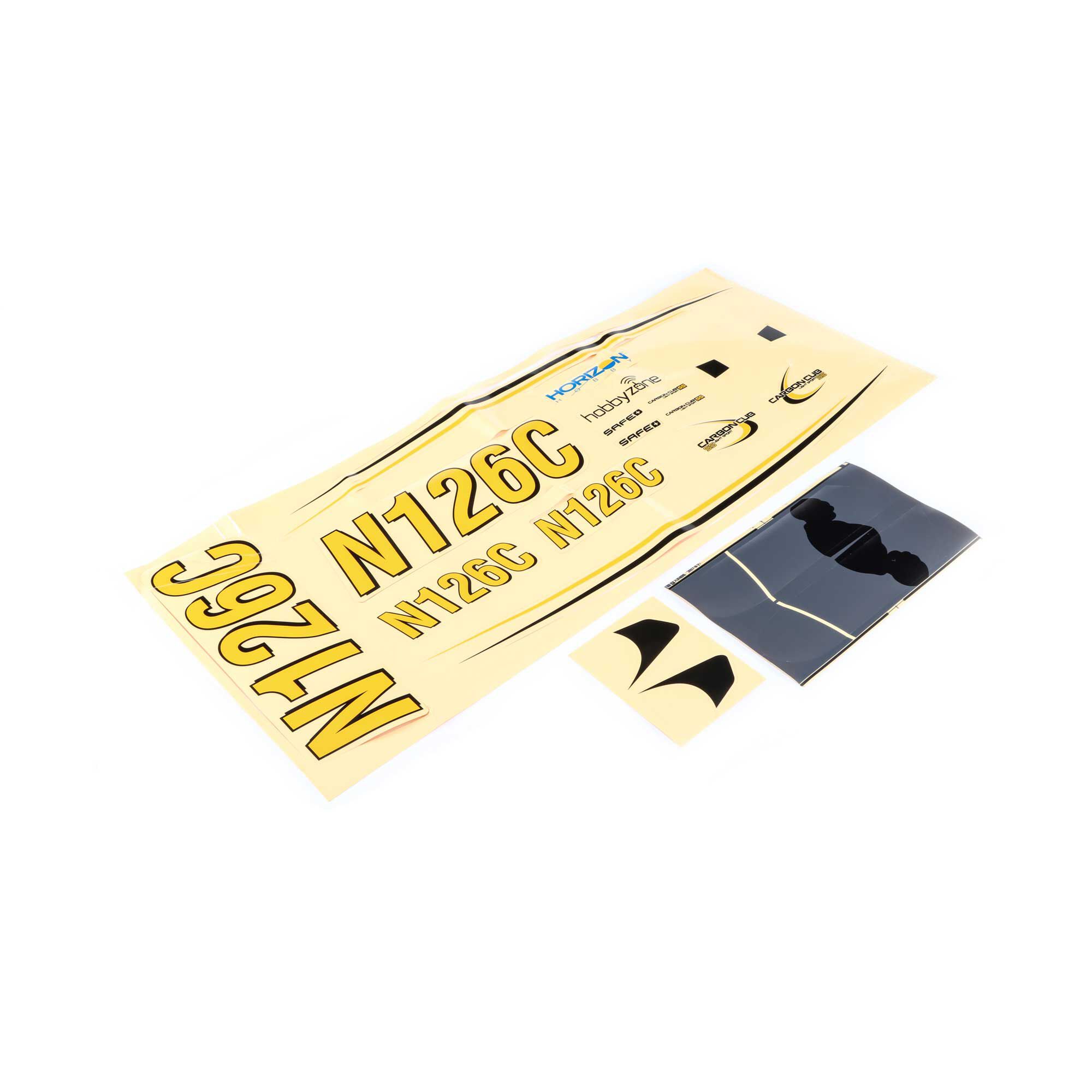 Decal Sheet: Carbon Cub S+ 1.3m-HOBBY ZONE