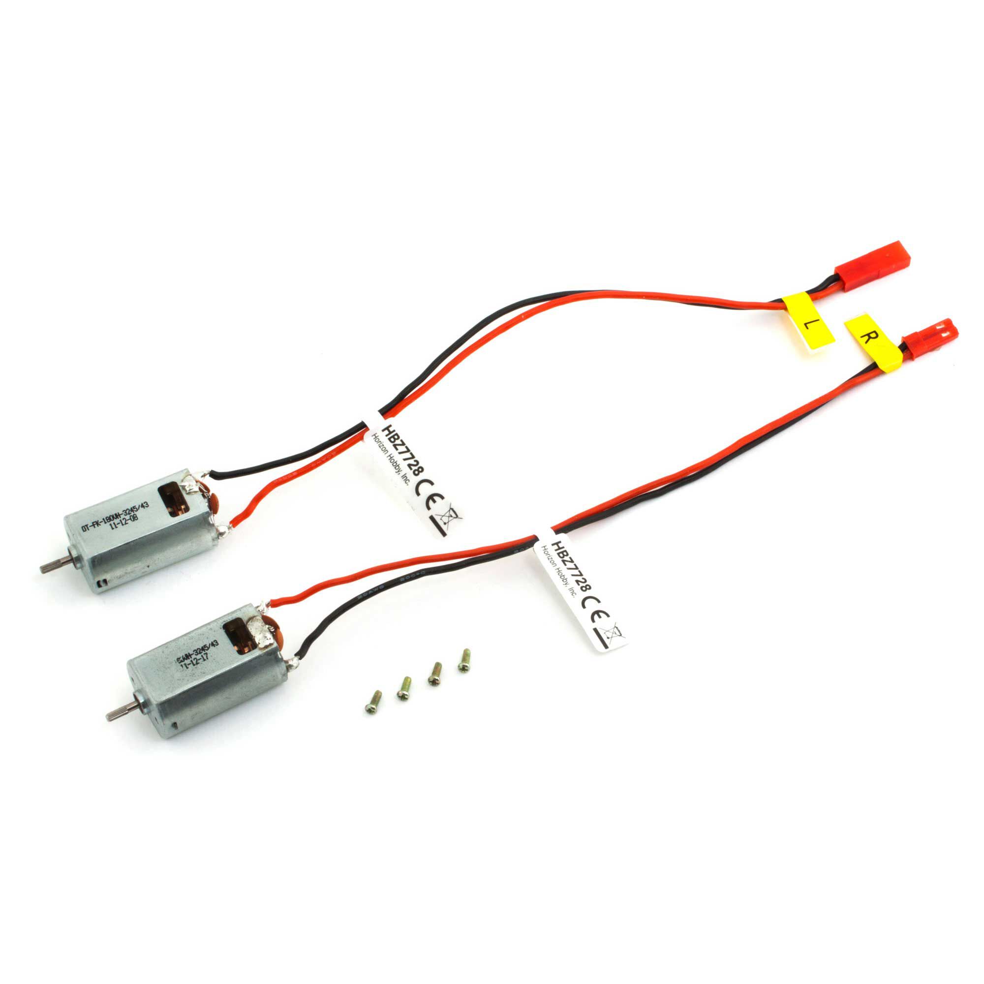 Brushed 180 Motor Set (2)-HOBBY ZONE
