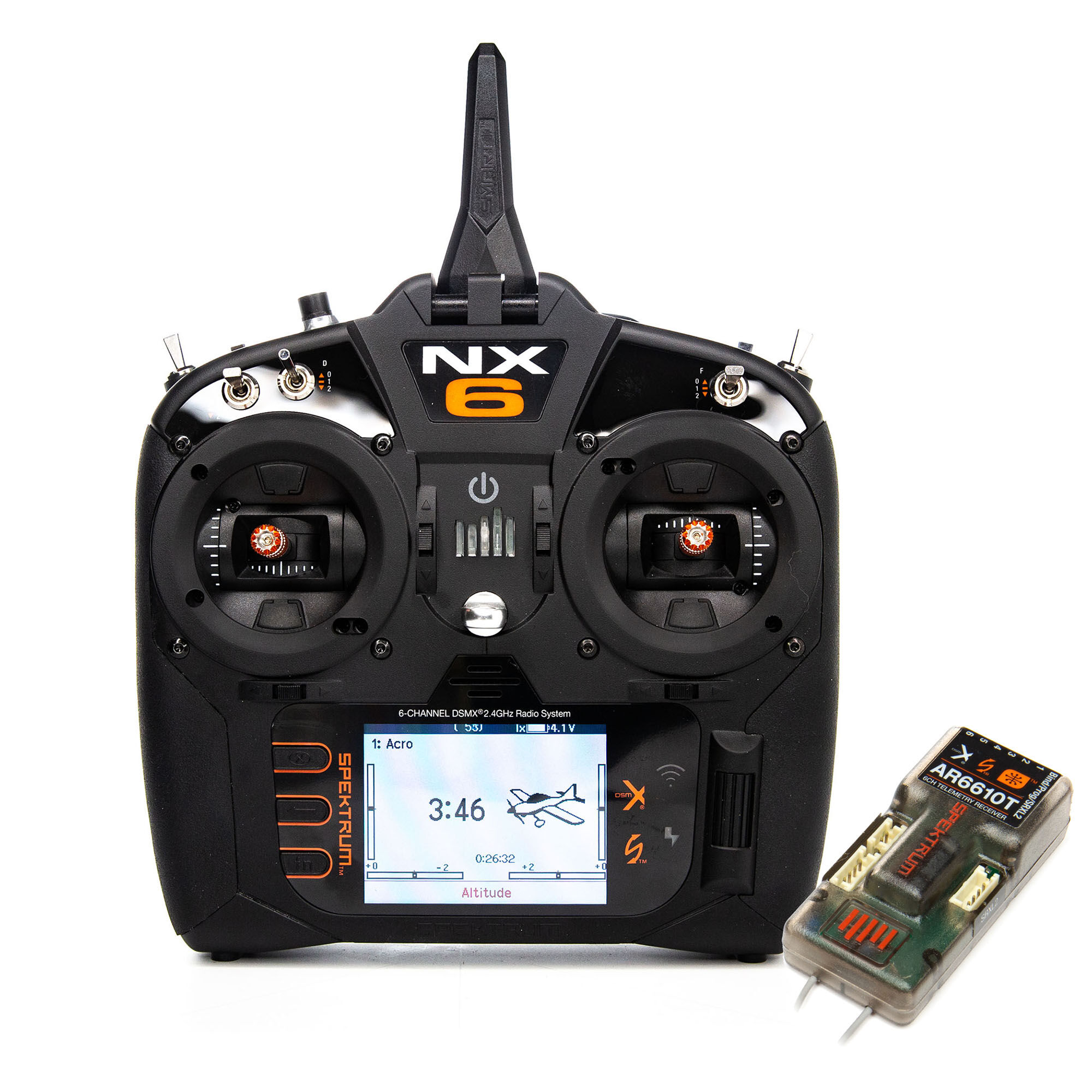 NX6 6 Channel Transmitter w/ AR6610T Receiver-HOBBY ZONE