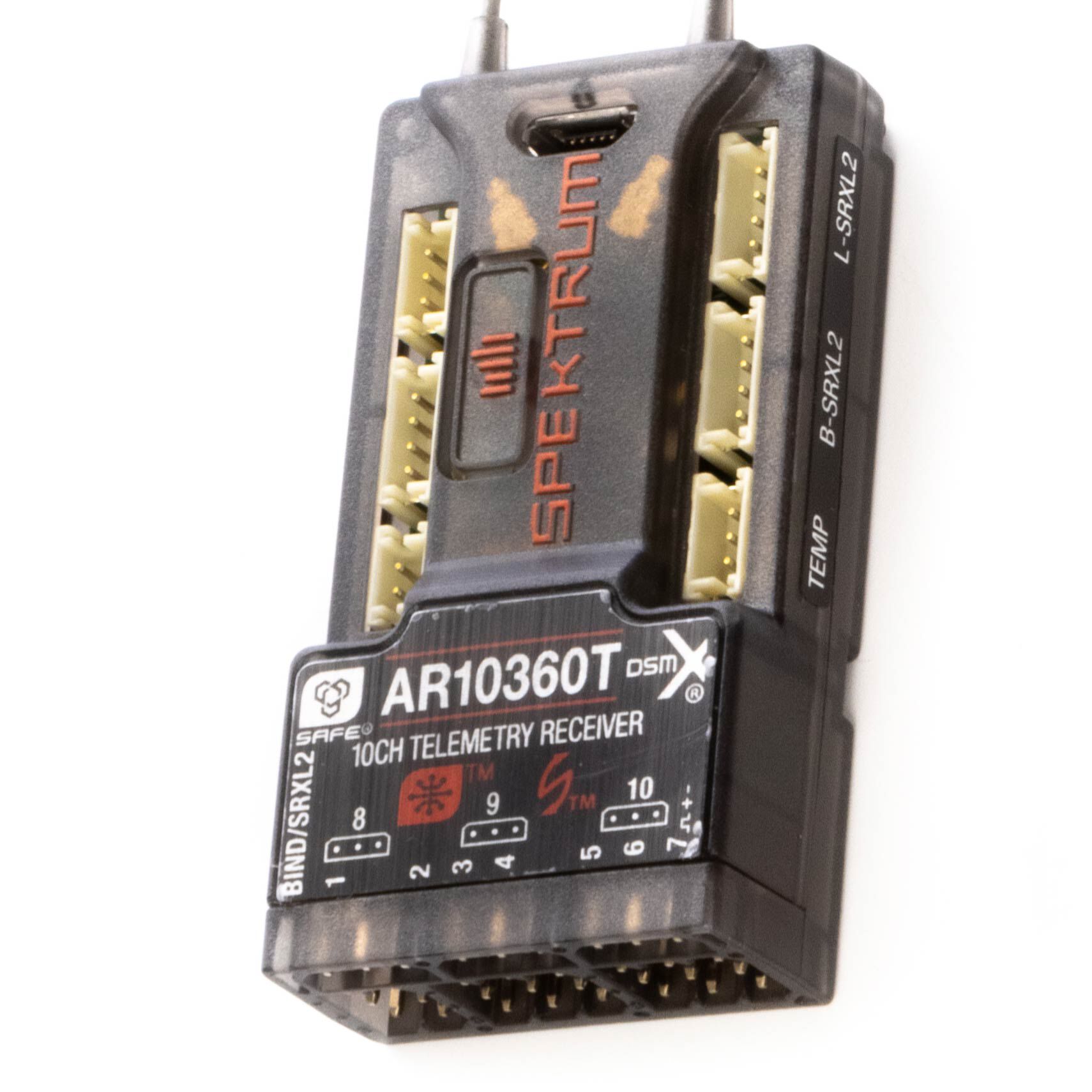 AR10360T 10 Channel AS3X & SAFE Telemetry Receiver-HOBBY ZONE