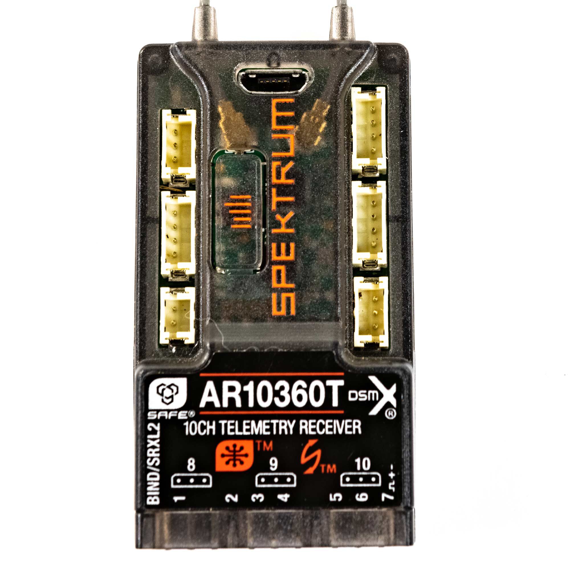 AR10360T 10 Channel AS3X & SAFE Telemetry Receiver-HOBBY ZONE