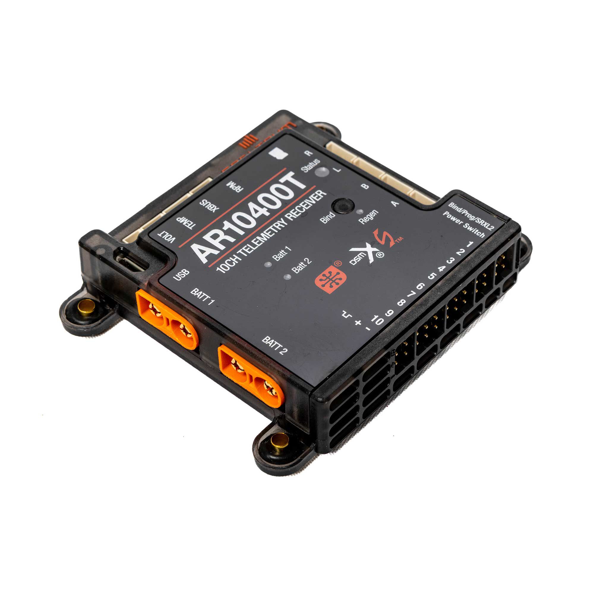 AR10400T 10 Channel PowerSafe Telemetry Receiver-HOBBY ZONE