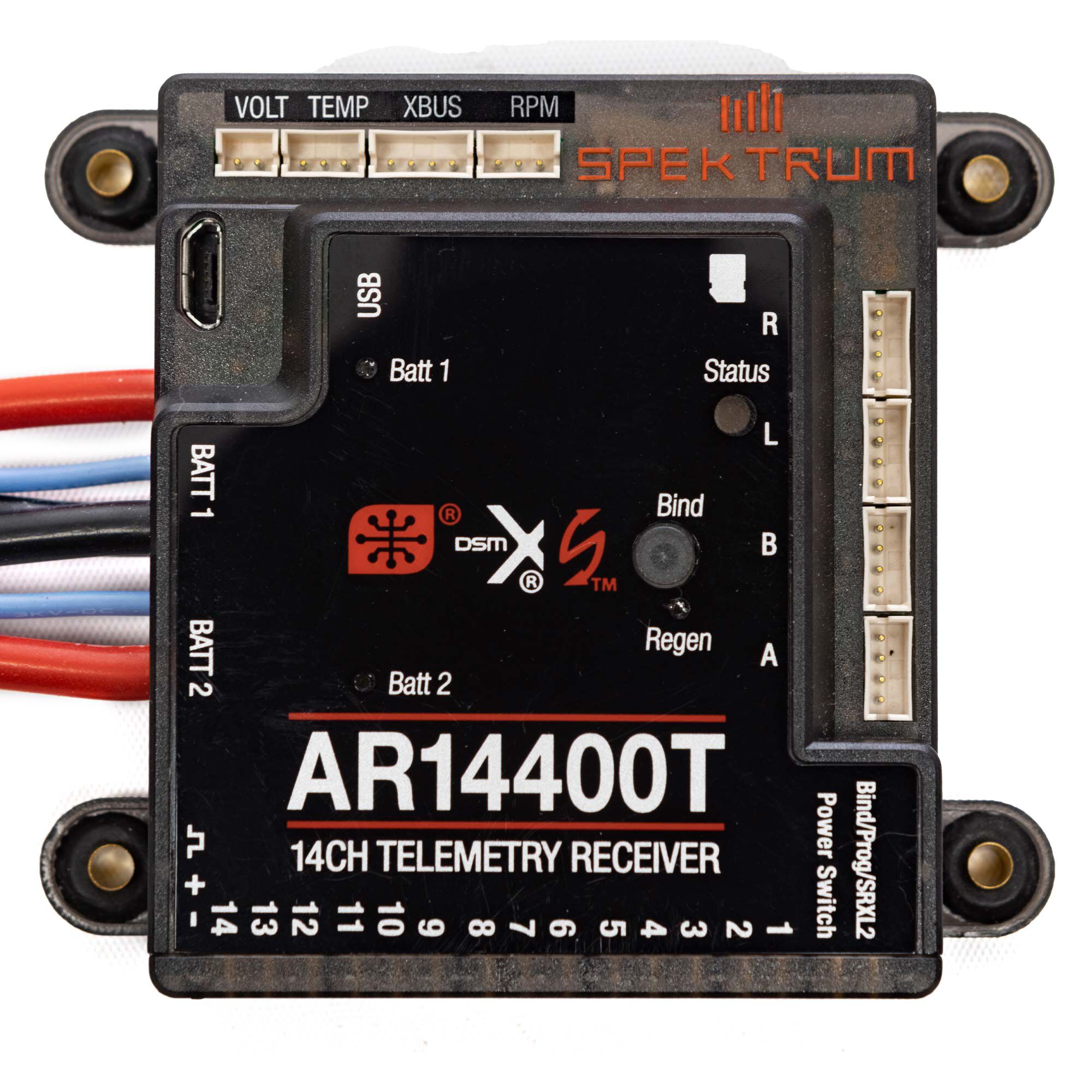 AR14400T 14 Channel PowerSafe Telemetry Receiver-HOBBY ZONE
