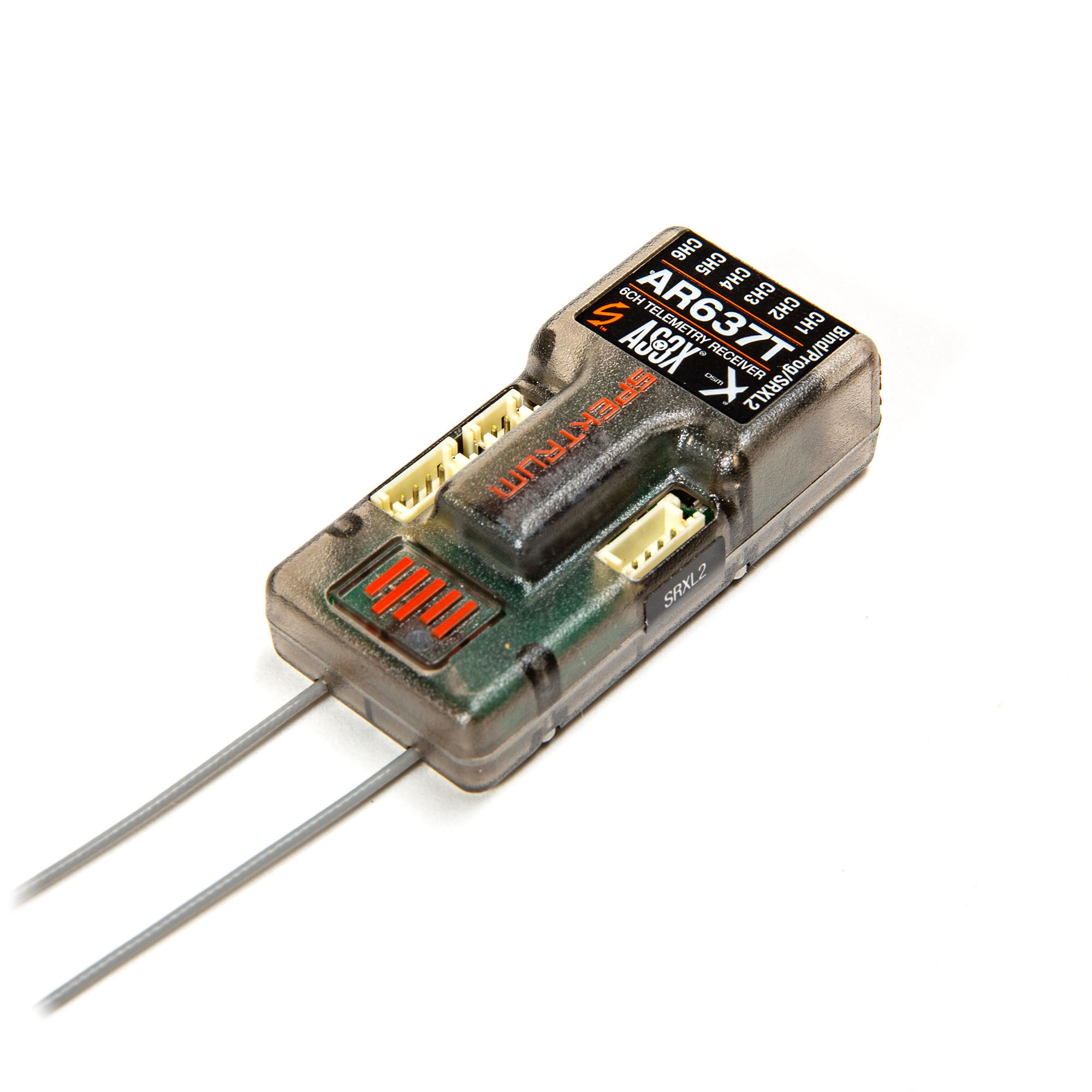 AR637T 6 Channel SAFE and AS3X Telemetry Receiver-HOBBY ZONE