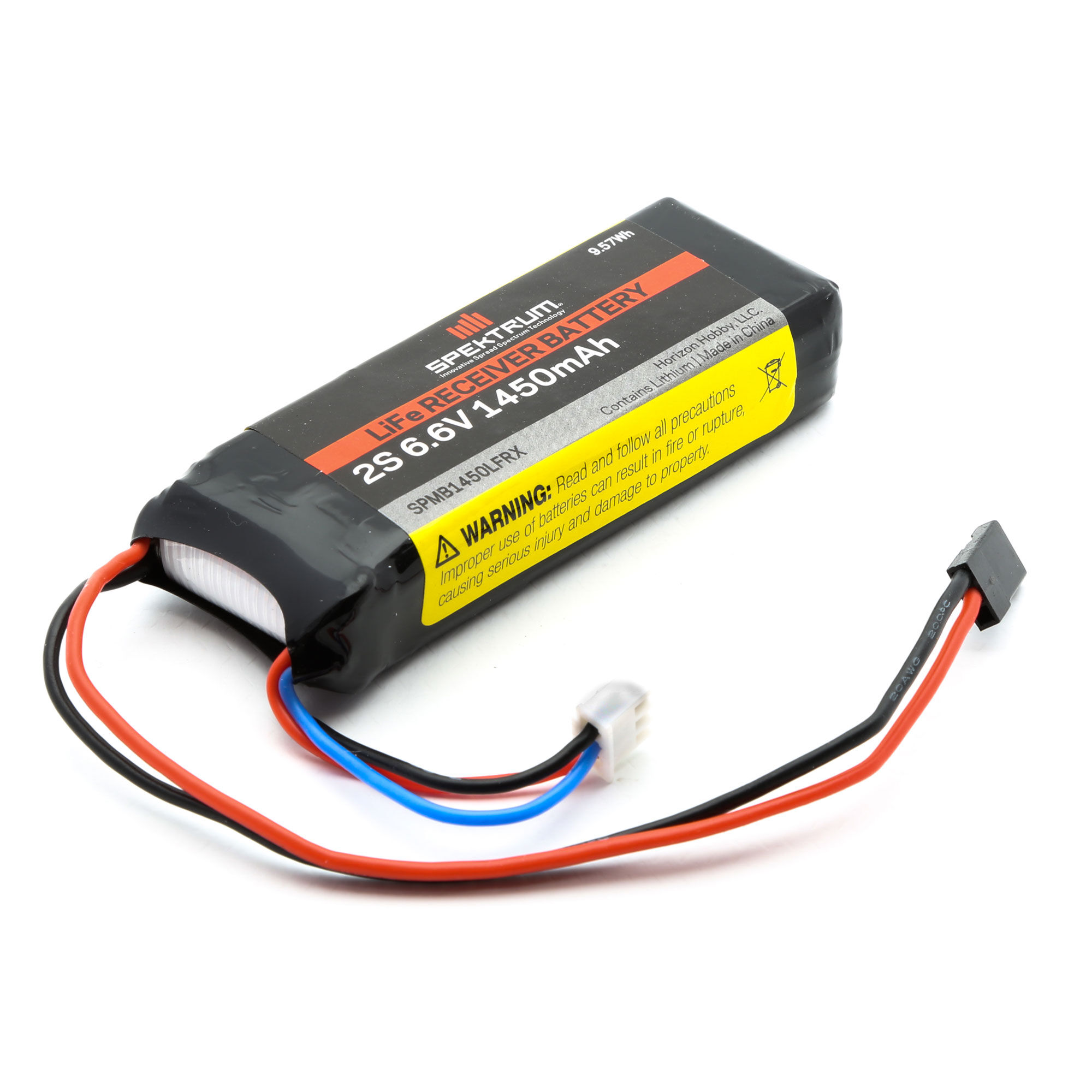 1450mAh 2S 6.6V Li-Fe Receiver Battery-HOBBY ZONE
