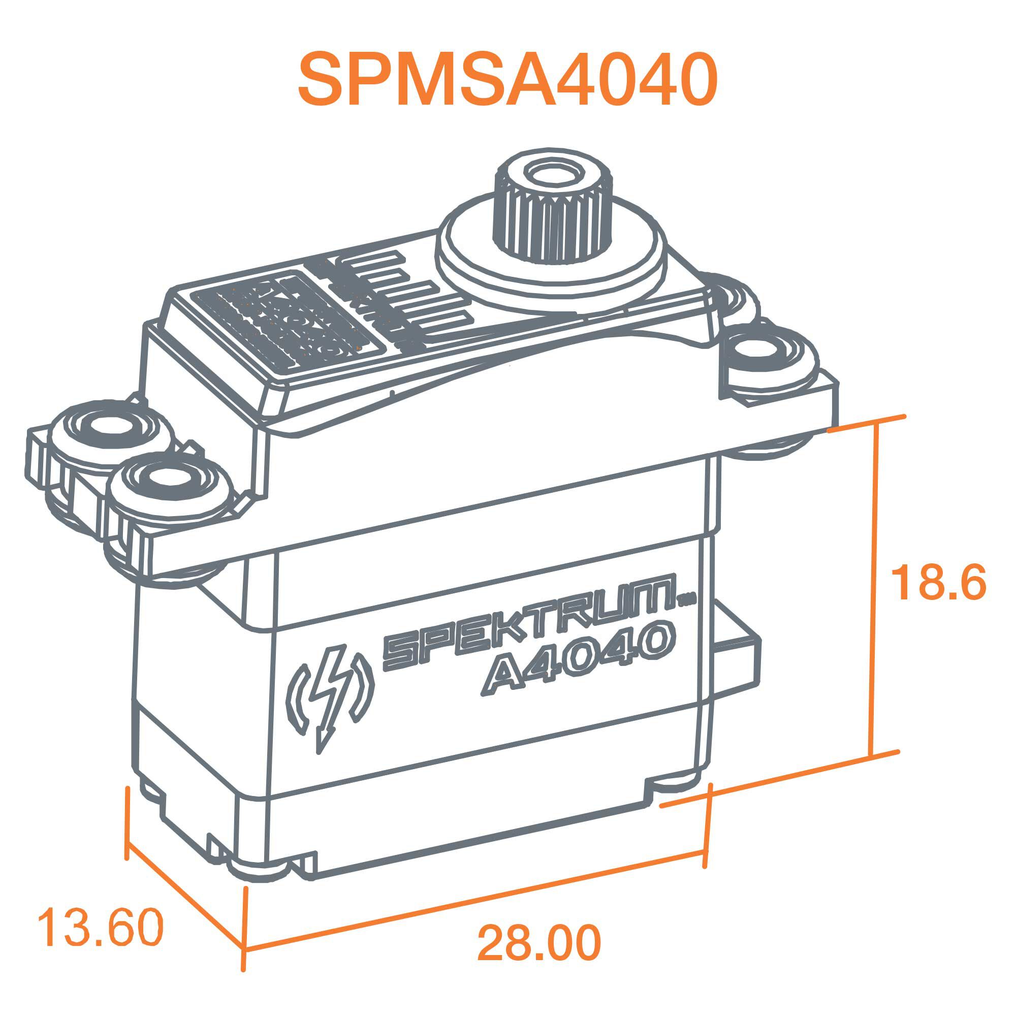 A4040 MT/HS Micro MG HV Servo-HOBBY ZONE