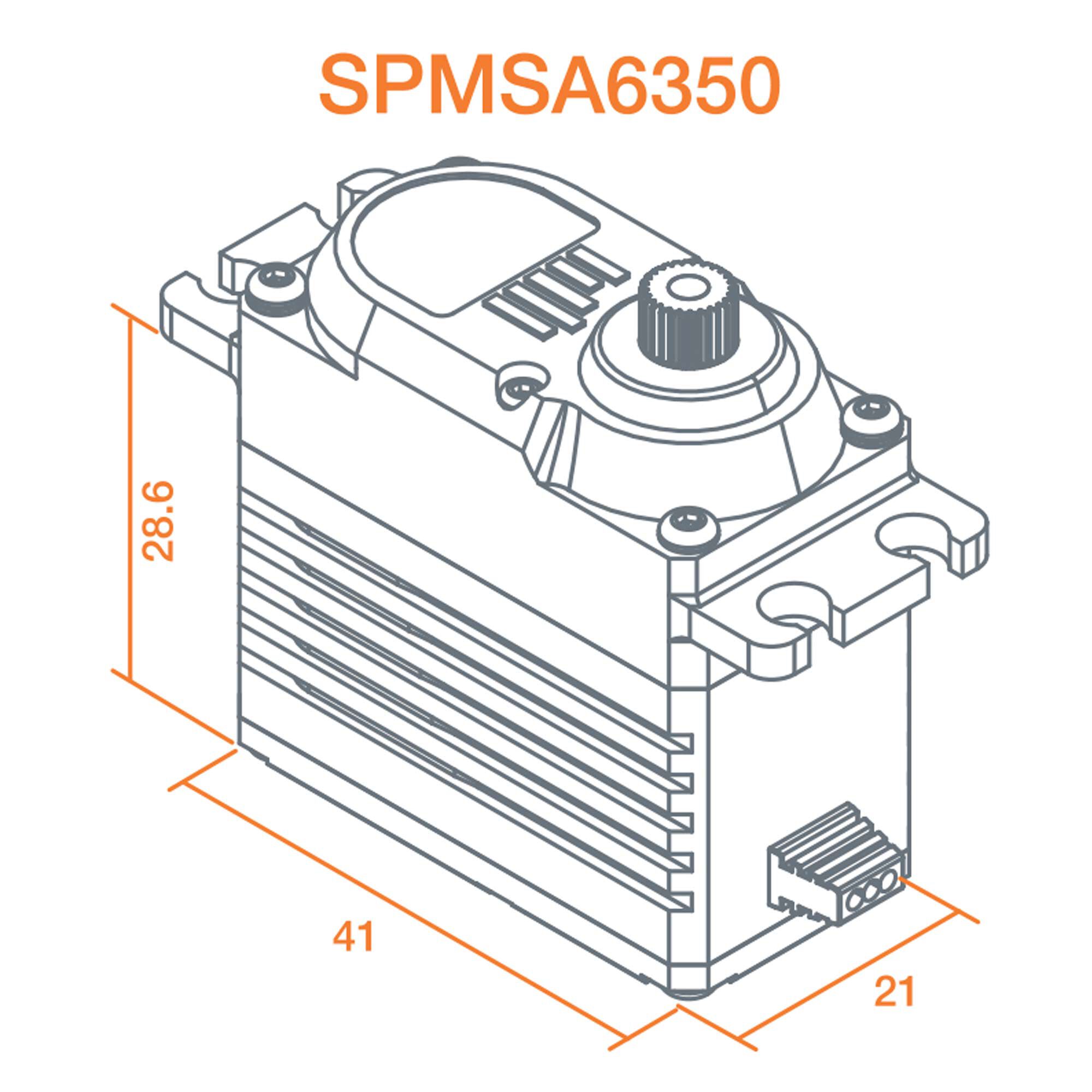A6350 Ultra Torque / High Speed Brushless HV Servo-HOBBY ZONE