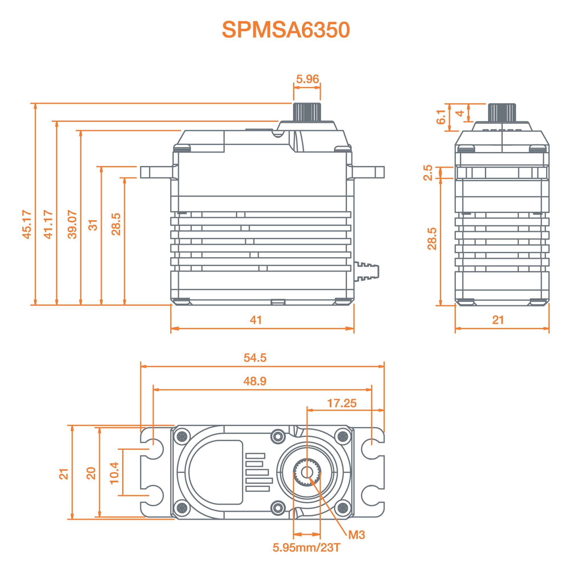 A6350 Ultra Torque / High Speed Brushless HV Servo-HOBBY ZONE
