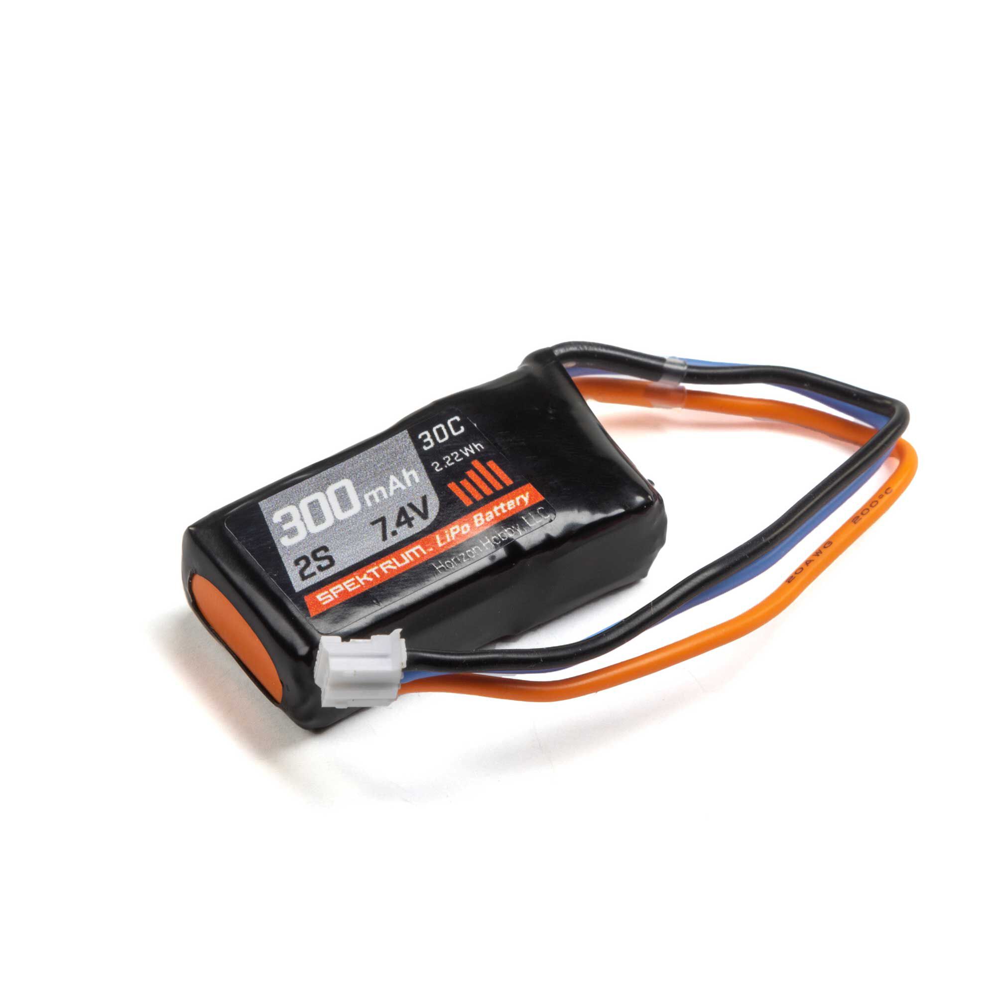 300mAh 2S 7.4V 30C LiPo Battery; PH Connector-HOBBY ZONE