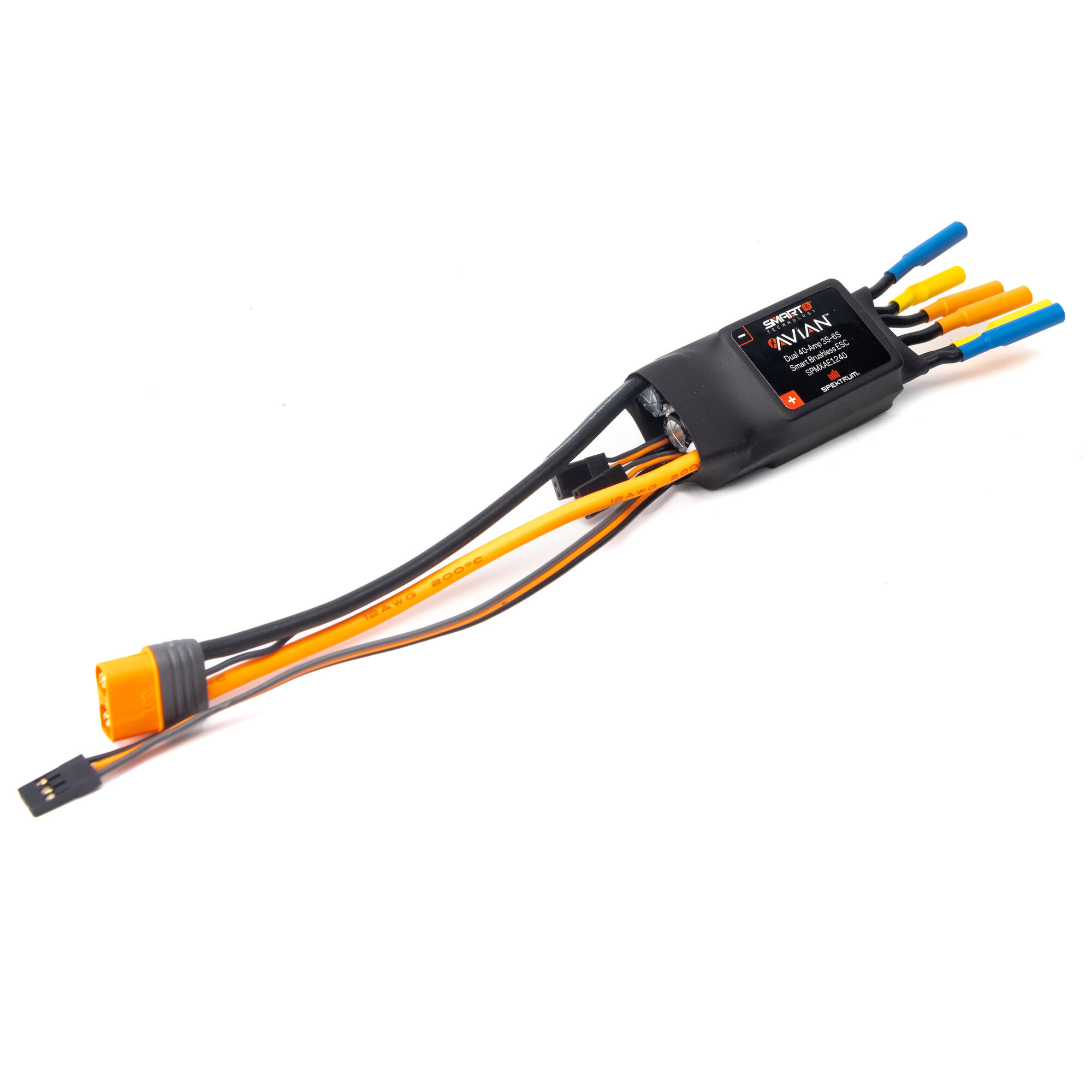 Avian Dual 40 Amp Brushless Smart ESC 3S - 6S-HOBBY ZONE