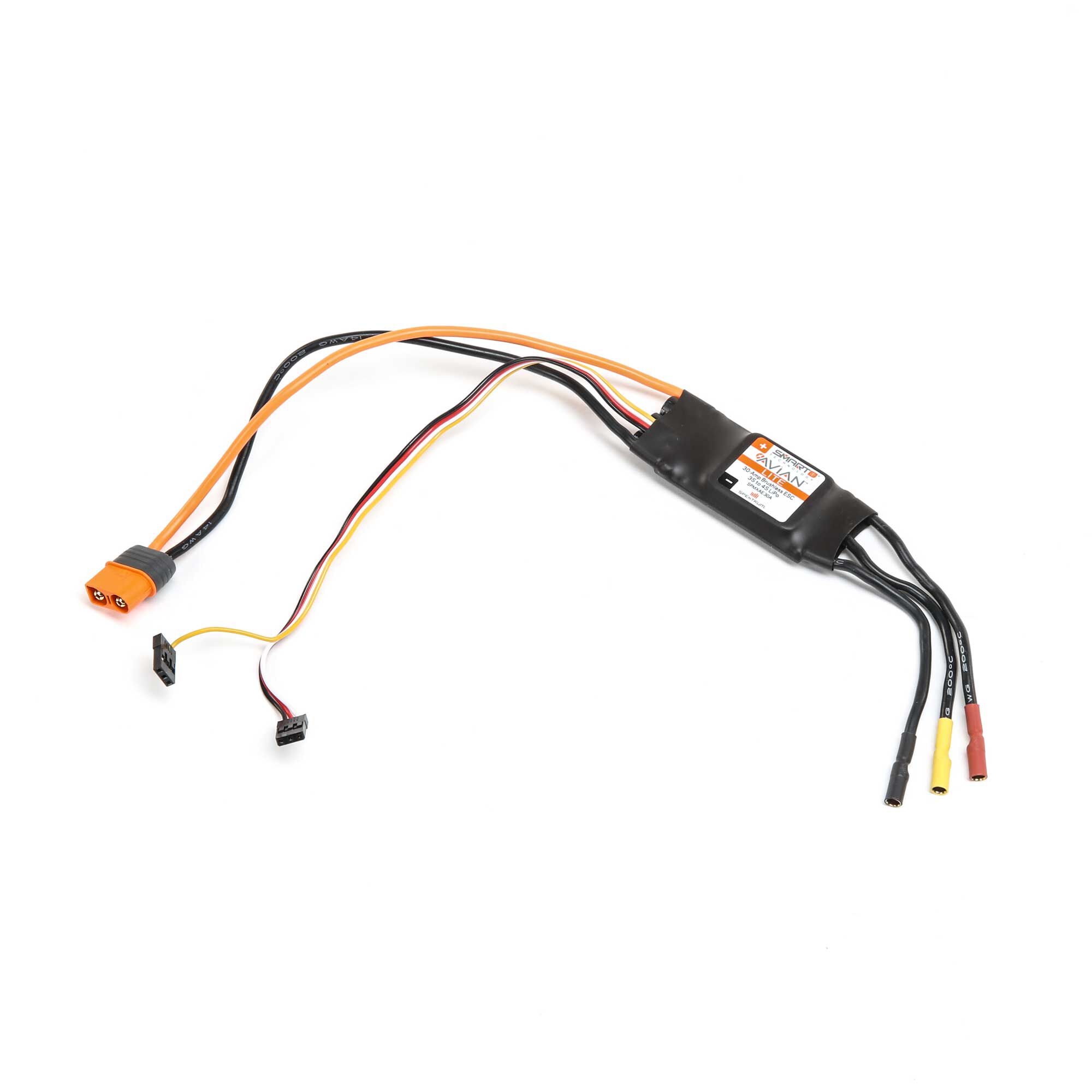 Avian 30-Amp Smart Lite Brushless ESC; 2S-4S IC3-HOBBY ZONE
