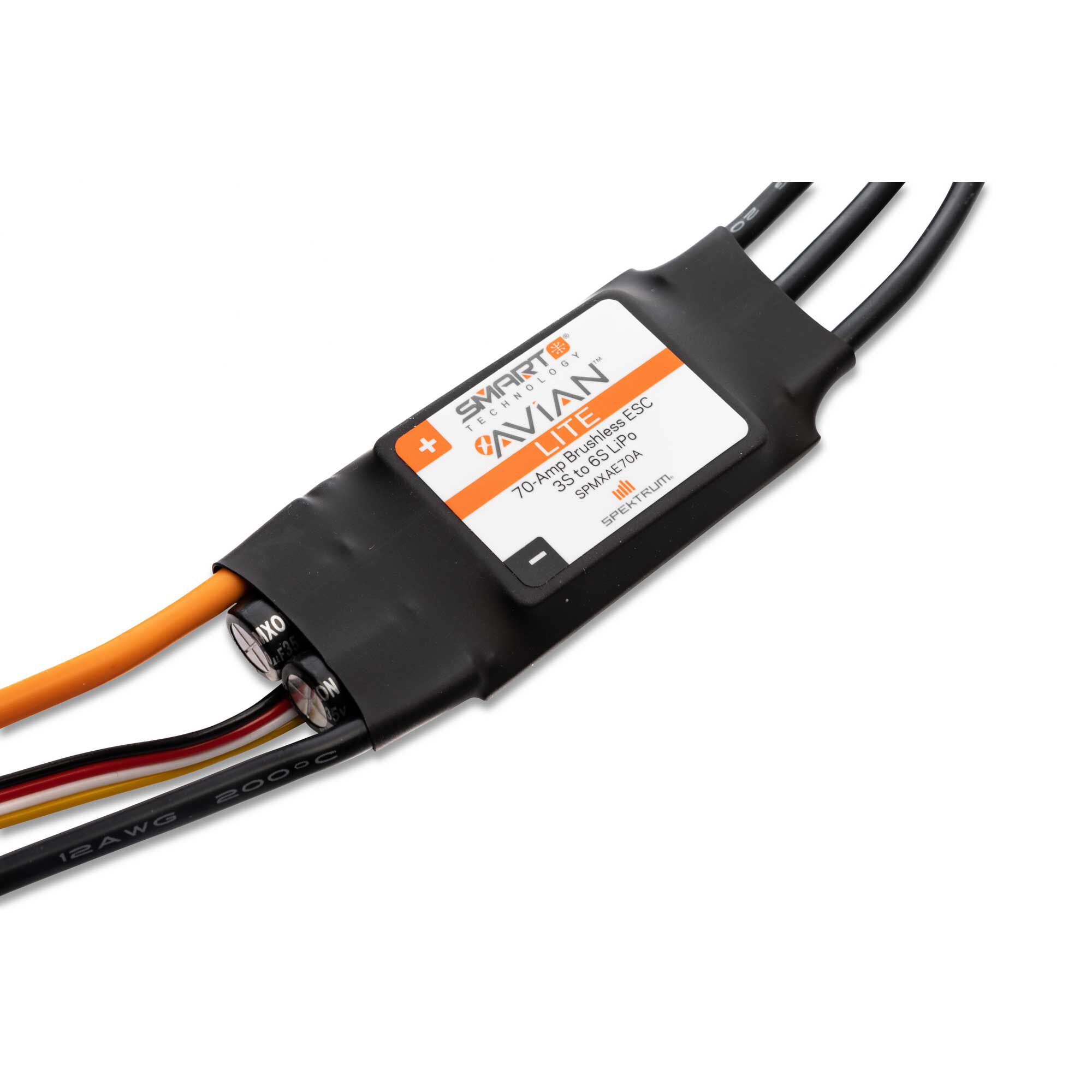 Avian 70-Amp Smart Lite Brushless ESC; 3S-6S IC5-HOBBY ZONE