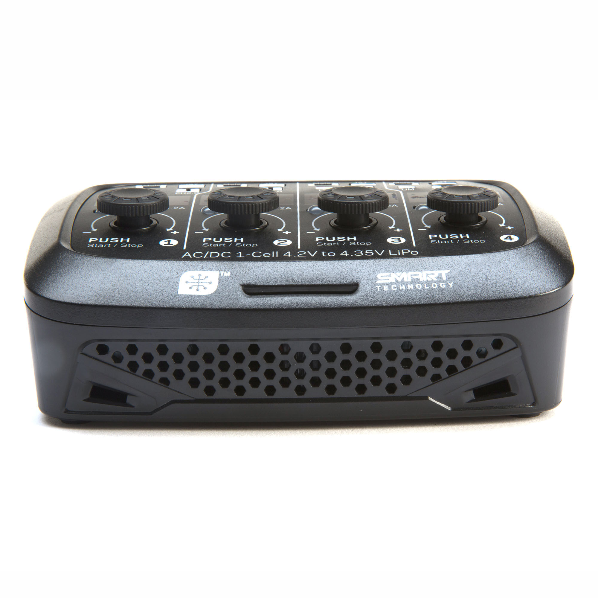 Spektrum S44 Micro 4 port AC/DC 1S LiPo Charger-HOBBY ZONE