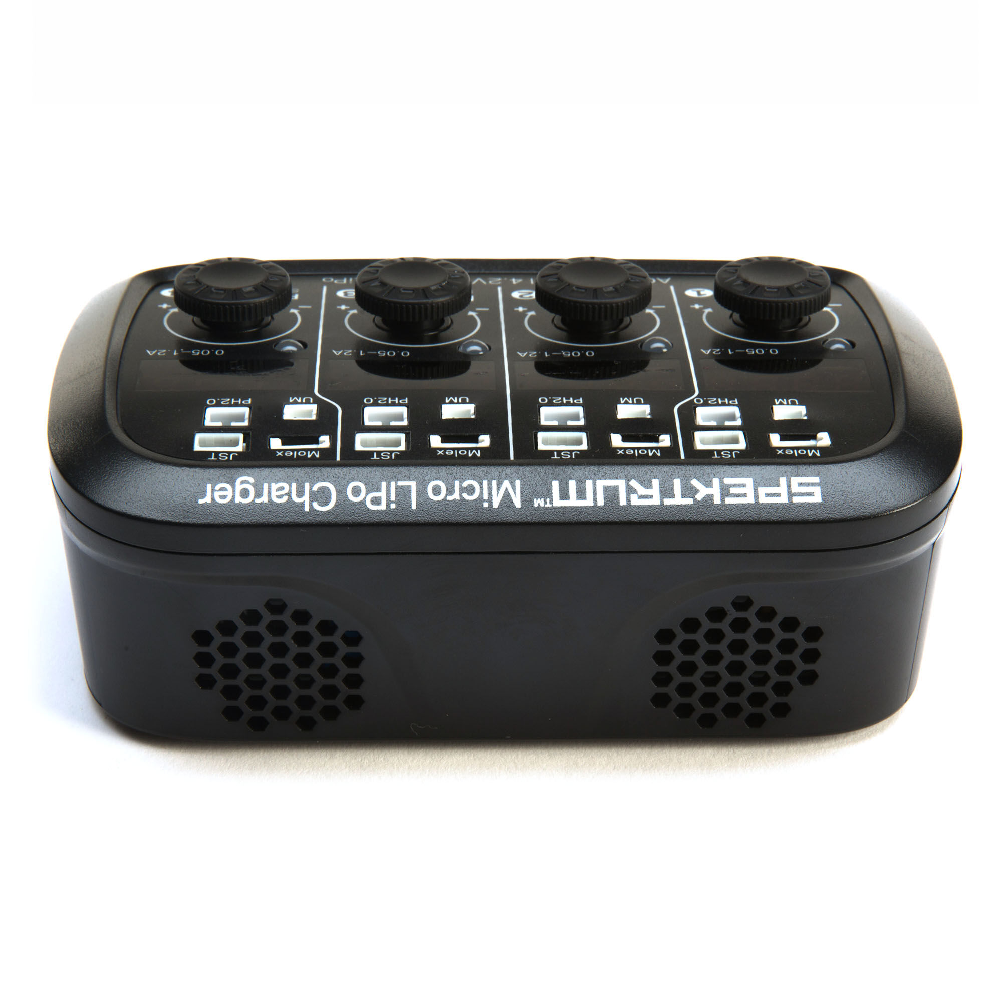 Spektrum S44 Micro 4 port AC/DC 1S LiPo Charger-HOBBY ZONE