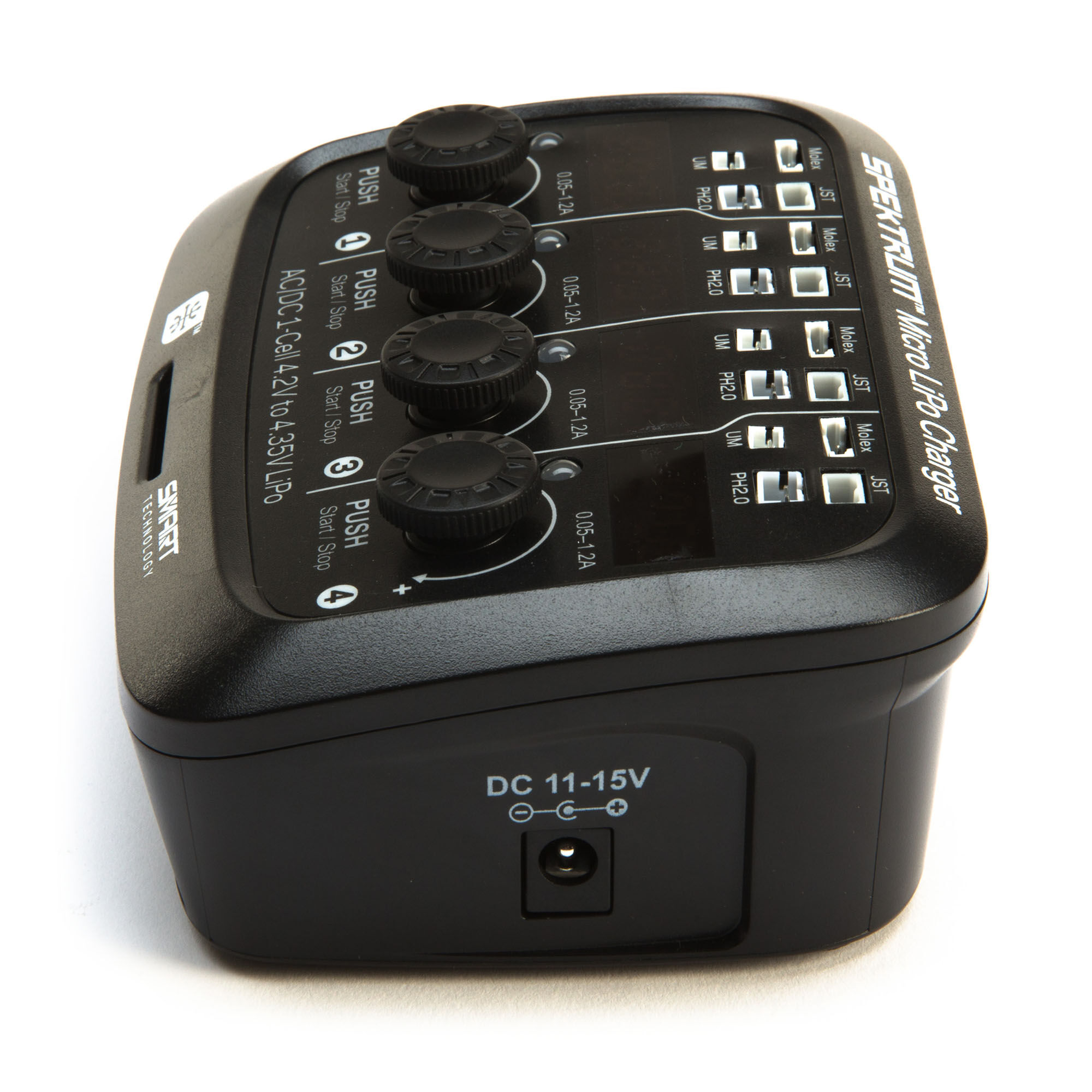 Spektrum S44 Micro 4 port AC/DC 1S LiPo Charger-HOBBY ZONE