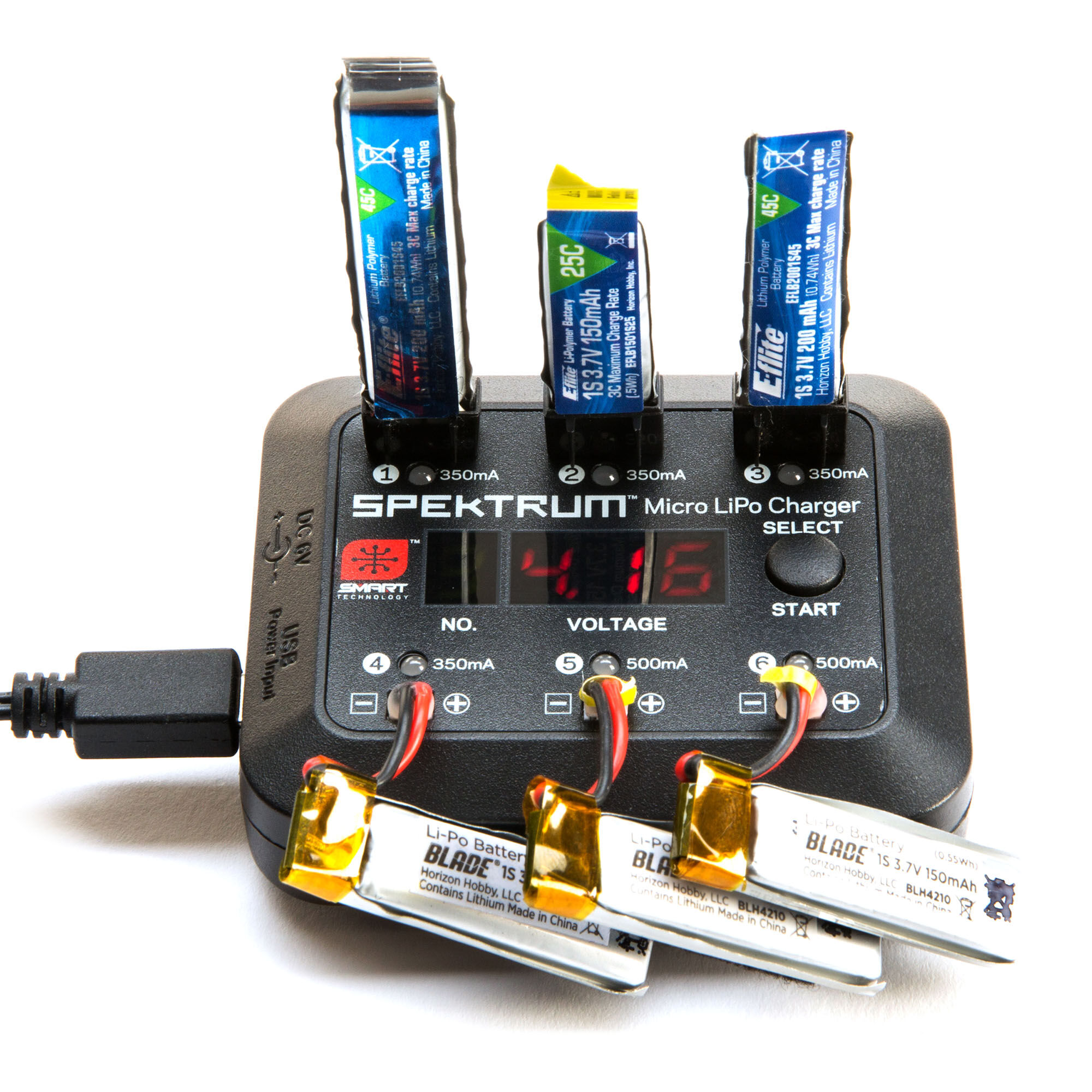 Spektrum S63 Micro 1S USB LiPo Charger-HOBBY ZONE