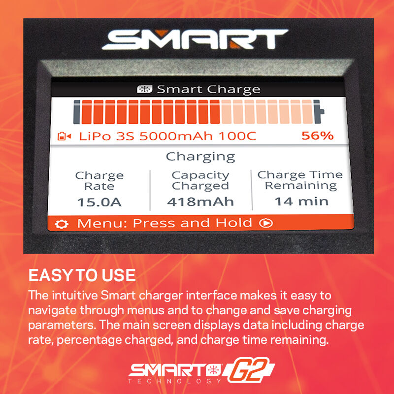 Smart S2200 G2 AC Charger, 2x200W-HOBBY ZONE