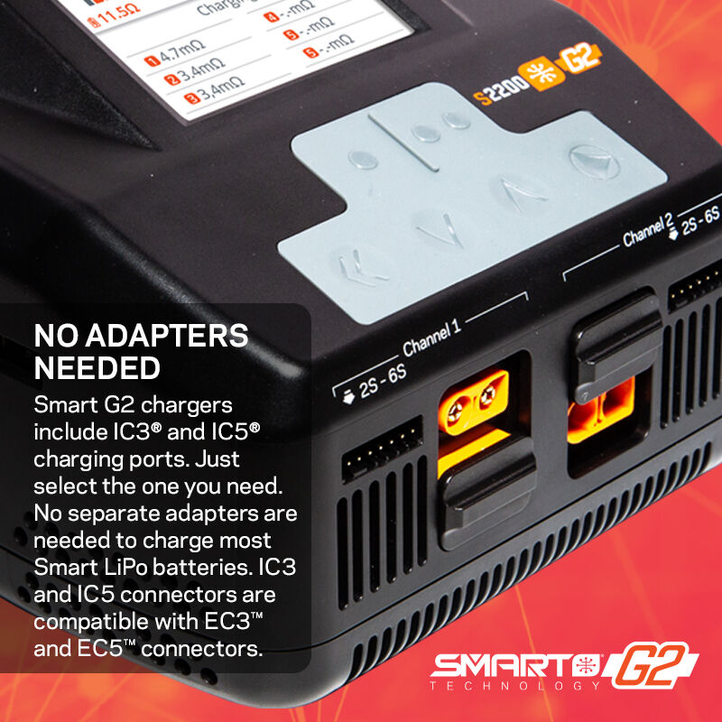 Smart S2200 G2 AC Charger, 2x200W-HOBBY ZONE