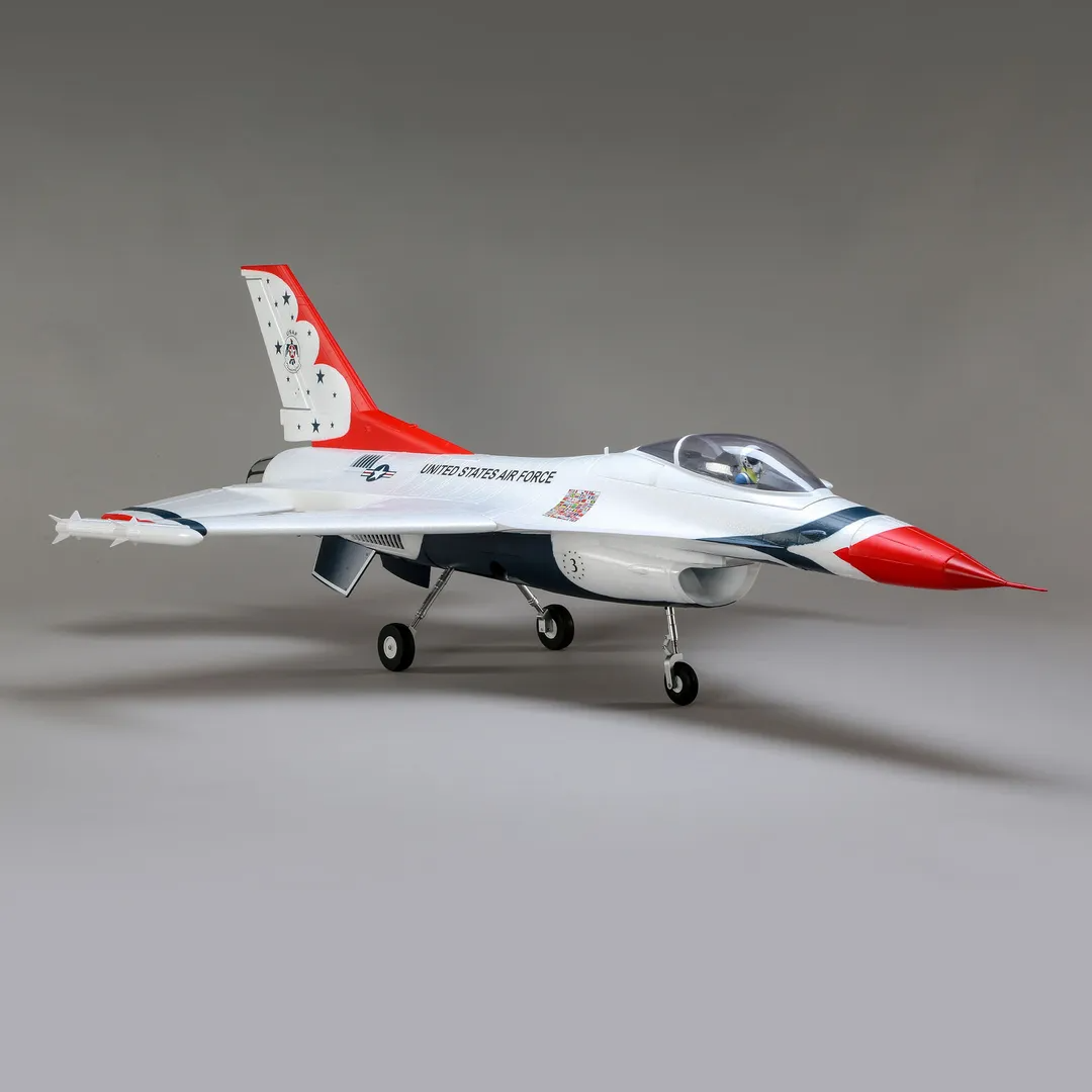 E-flite F-16 70mm EDF BNF Basic w/AS3X and SS-HOBBY ZONE