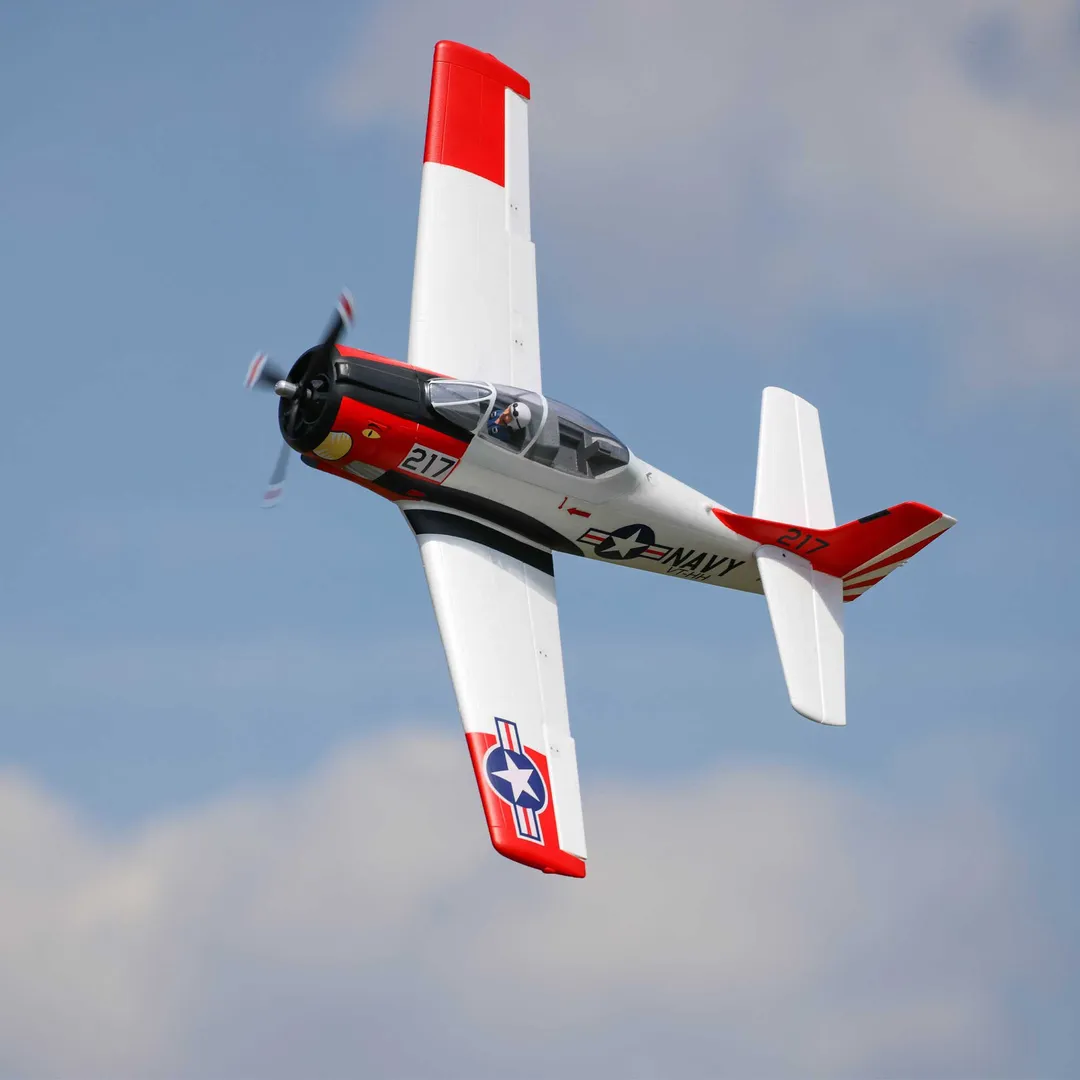 E-flite T-28 Trojan 1.2m with Smart BNF Basic-HOBBY ZONE