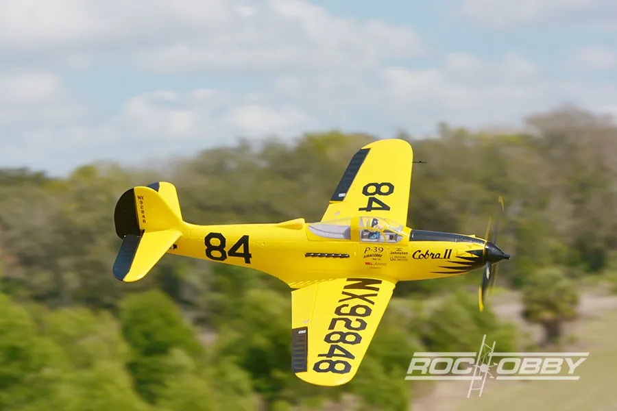 ピ*ス様 RCトラック イエロー フレイムデザイン FMS P-39 980mm Racing High Speed PNP w/Reflex V2