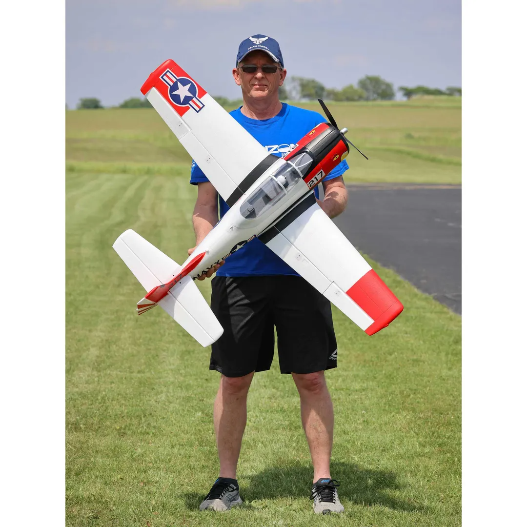 E-flite T-28 Trojan 1.2m with Smart BNF Basic-HOBBY ZONE