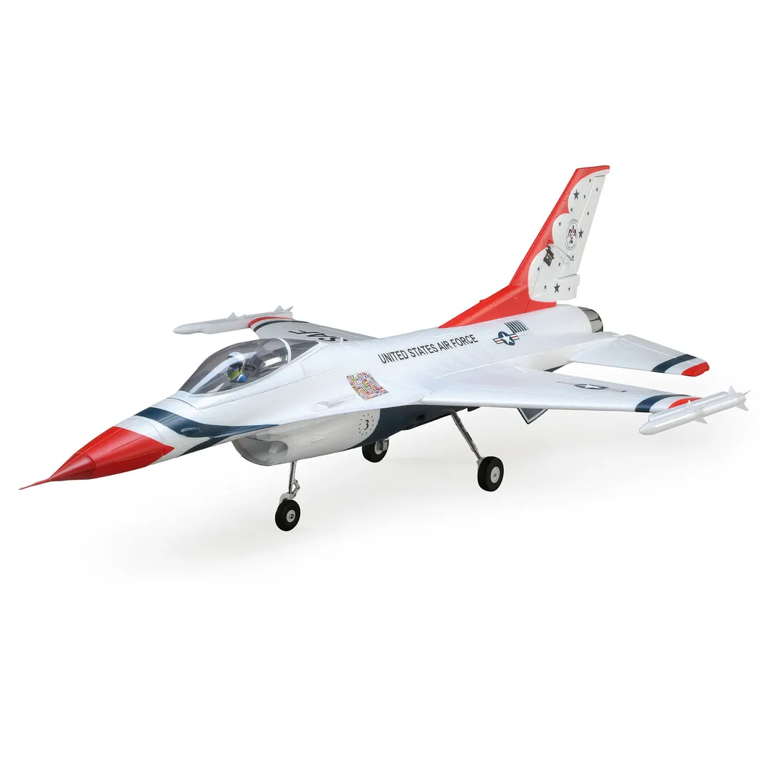 E-flite F-16 70mm EDF BNF Basic w/AS3X and SS-HOBBY ZONE
