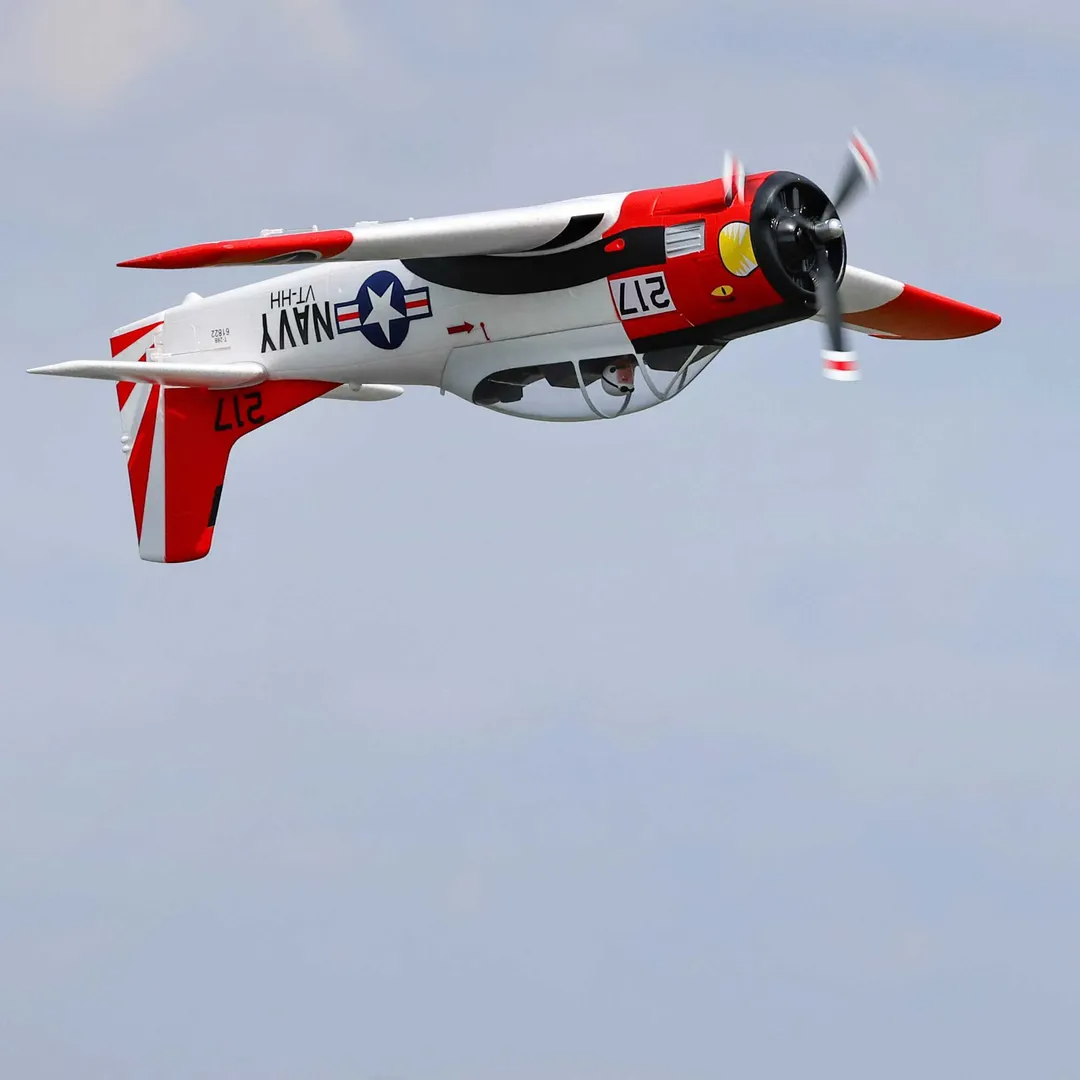 E-flite T-28 Trojan 1.2m with Smart BNF Basic-HOBBY ZONE