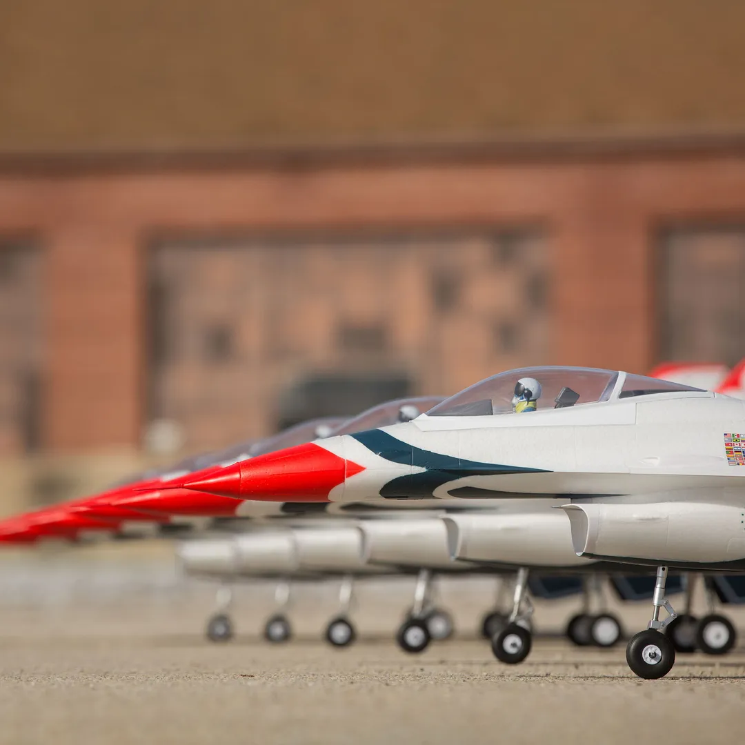 E-flite F-16 70mm EDF BNF Basic w/AS3X and SS-HOBBY ZONE